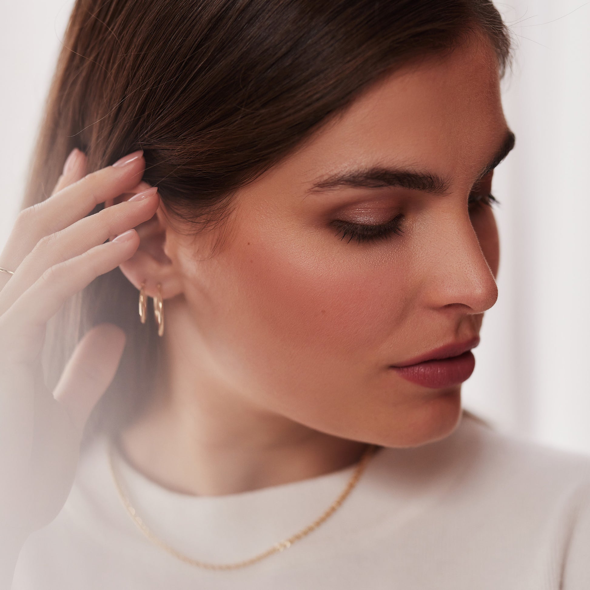 Rivoli Estelle 14 karat gold hoop earrings -  - Isabel Bernard