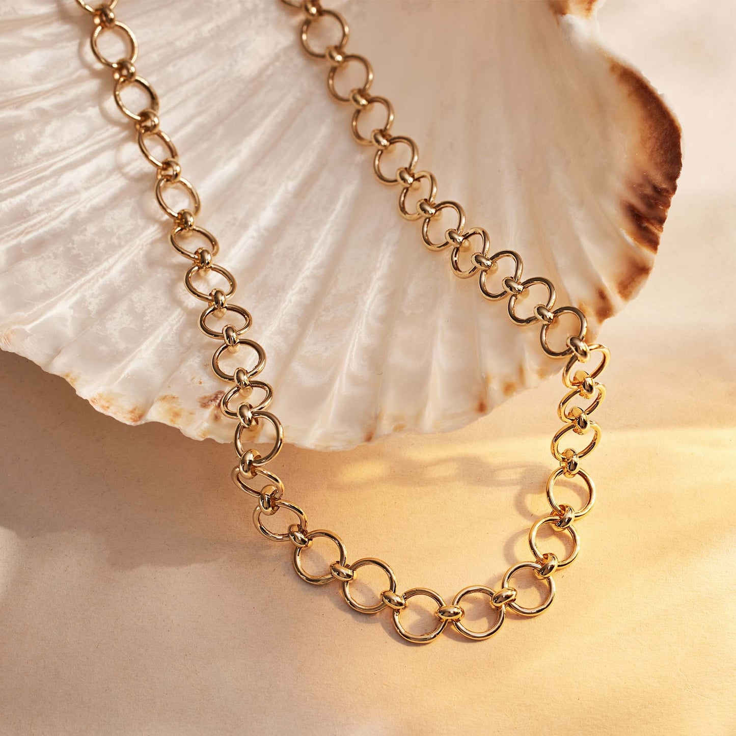 Belleville Axelle 14 karat gold link necklace -  - Isabel Bernard