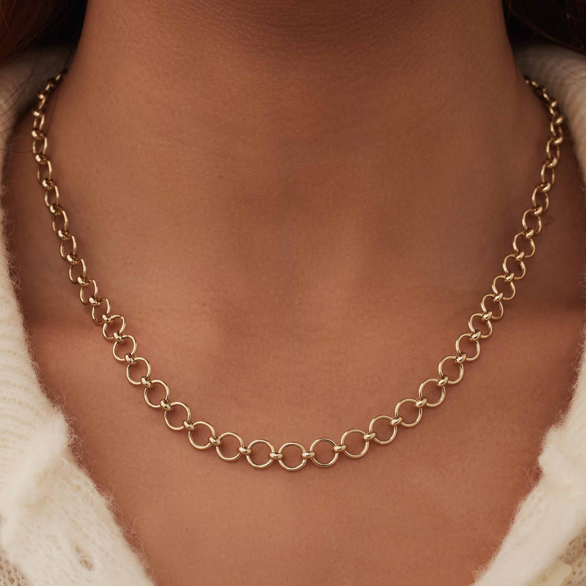 Belleville Axelle 14 karat gold link necklace -  - Isabel Bernard