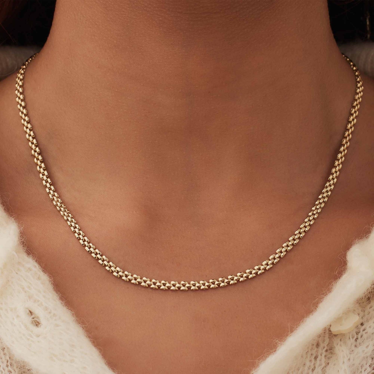 Aidee Rosine 14 karat gold link necklace -  - Isabel Bernard