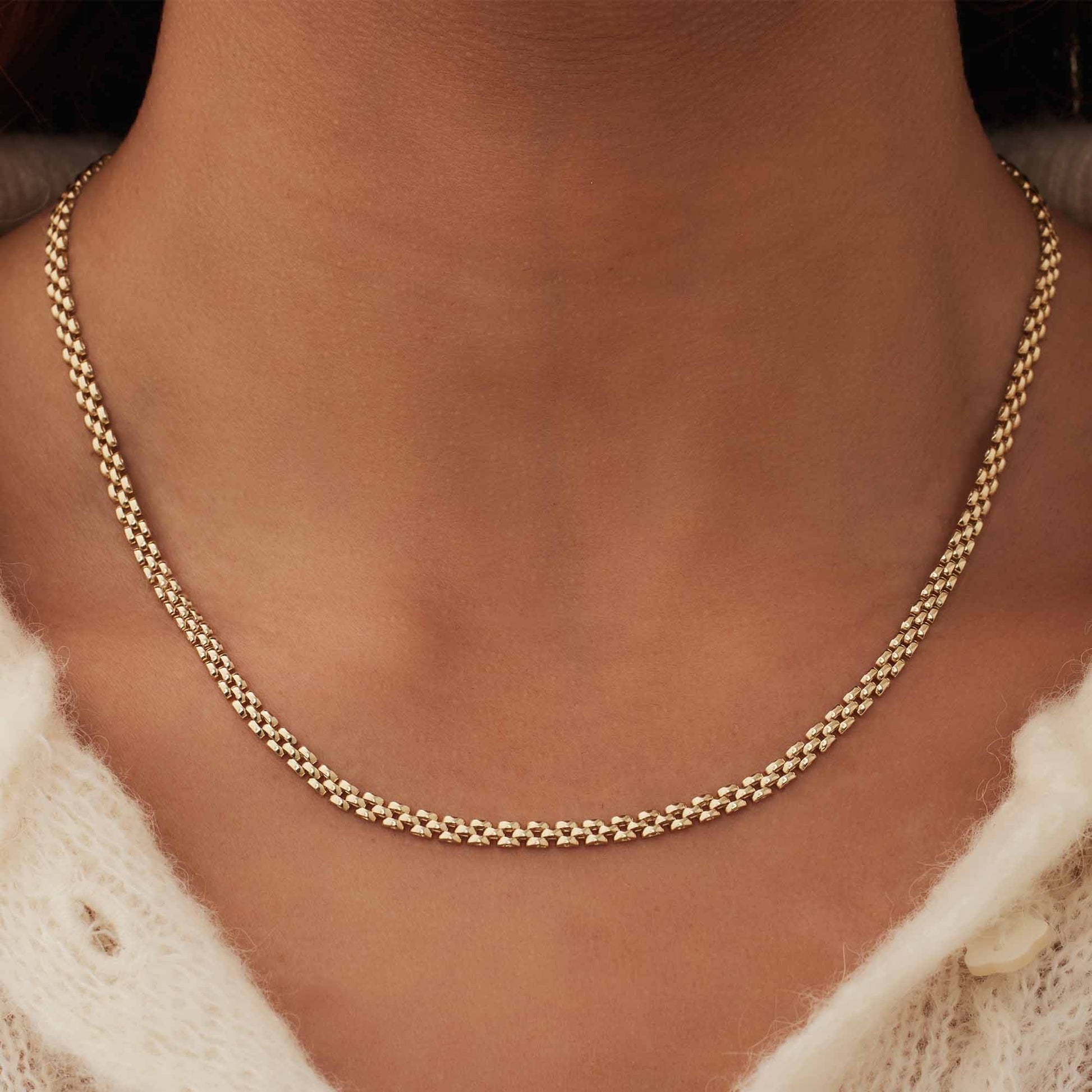 Aidee Rosine 14 karat gold link necklace -  - Isabel Bernard