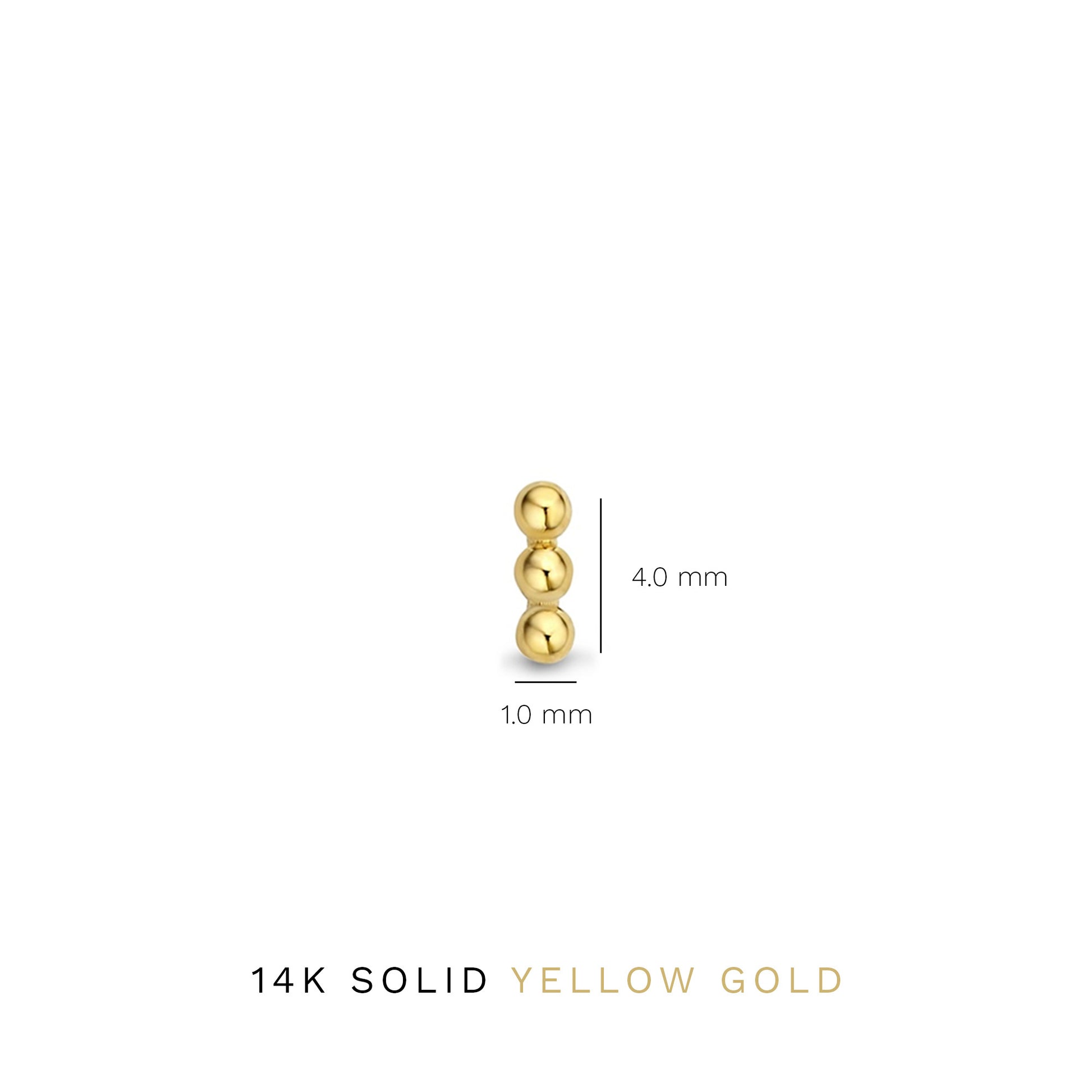 Rivoli Claire 14 karat gold ear studs -  - Isabel Bernard