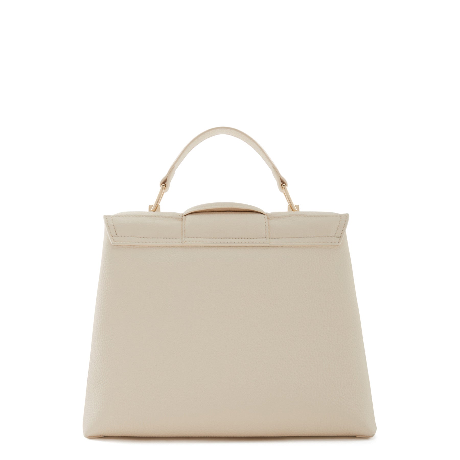 Femme Forte Lacy crème calfskin leather handbag -  - Isabel Bernard