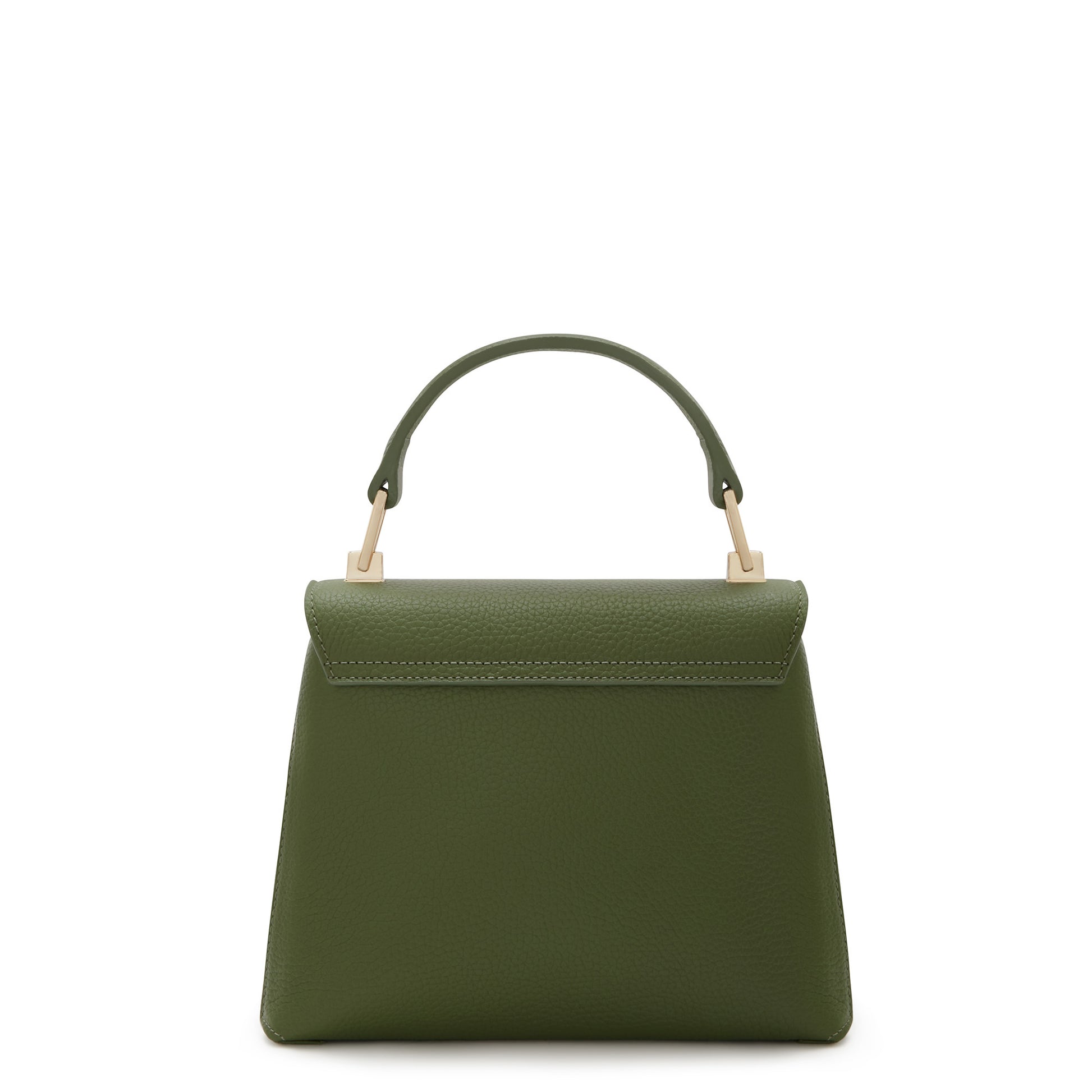 Femme Forte Heline green calfskin leather handbag -  - Isabel Bernard