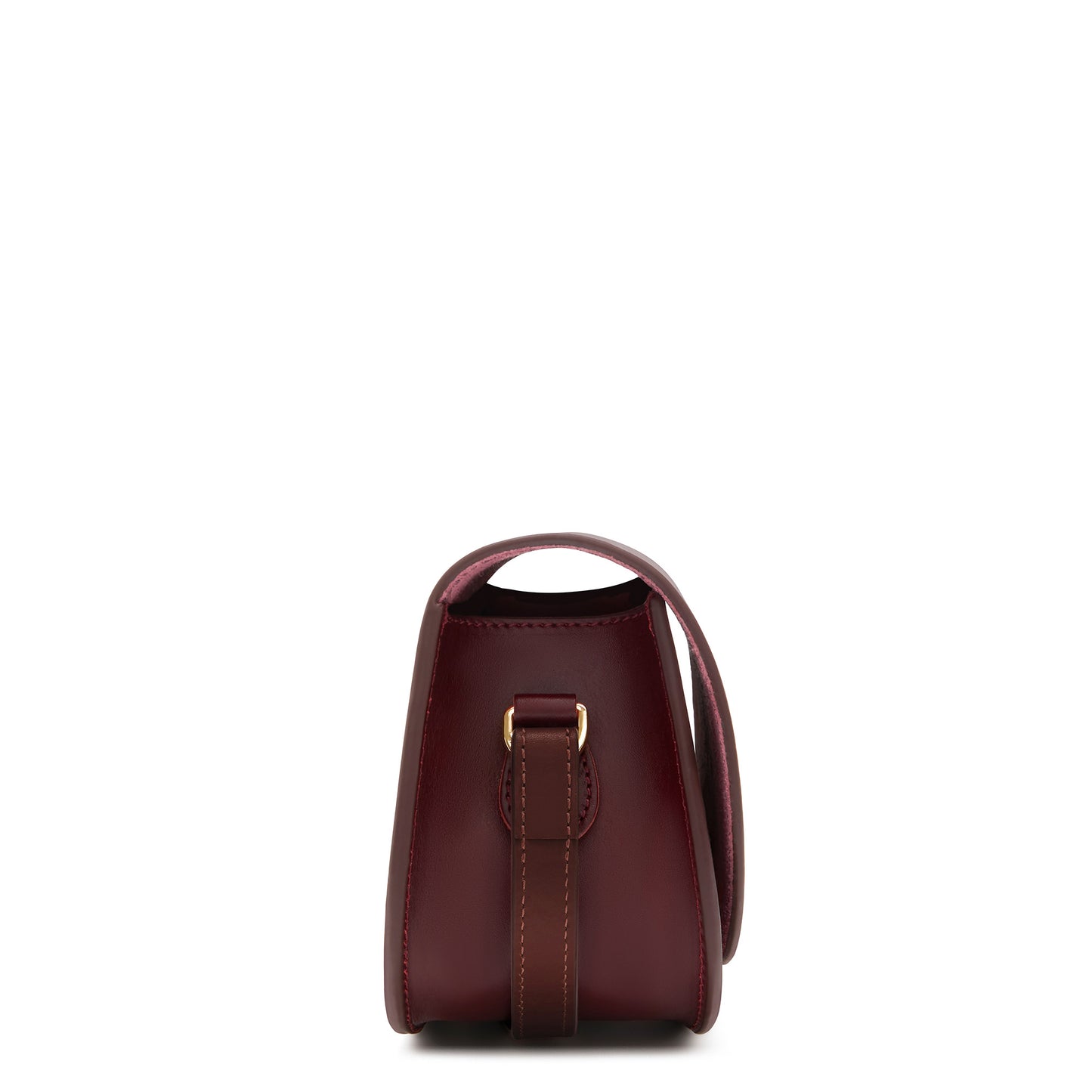 Montmartre Manon bordeaux red vegetable tanned leather crossbody bag -  - Isabel Bernard