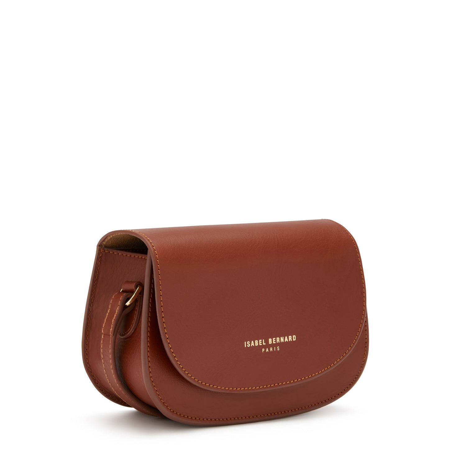 Montmartre Manon cognac vegetable tanned leather crossbody bag -  - Isabel Bernard