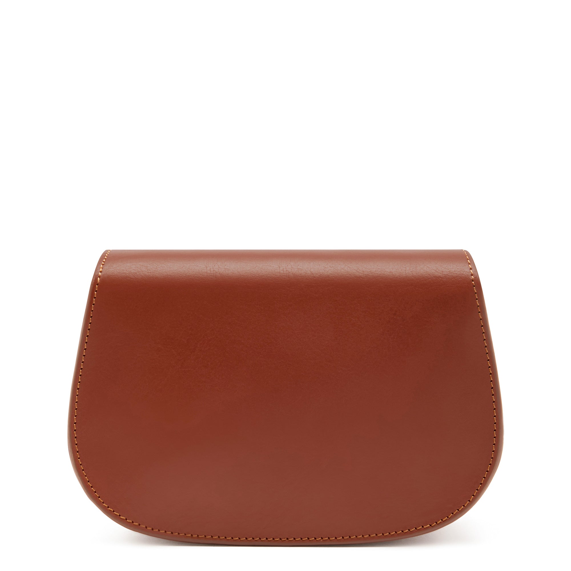 Montmartre Manon cognac vegetable tanned leather crossbody bag