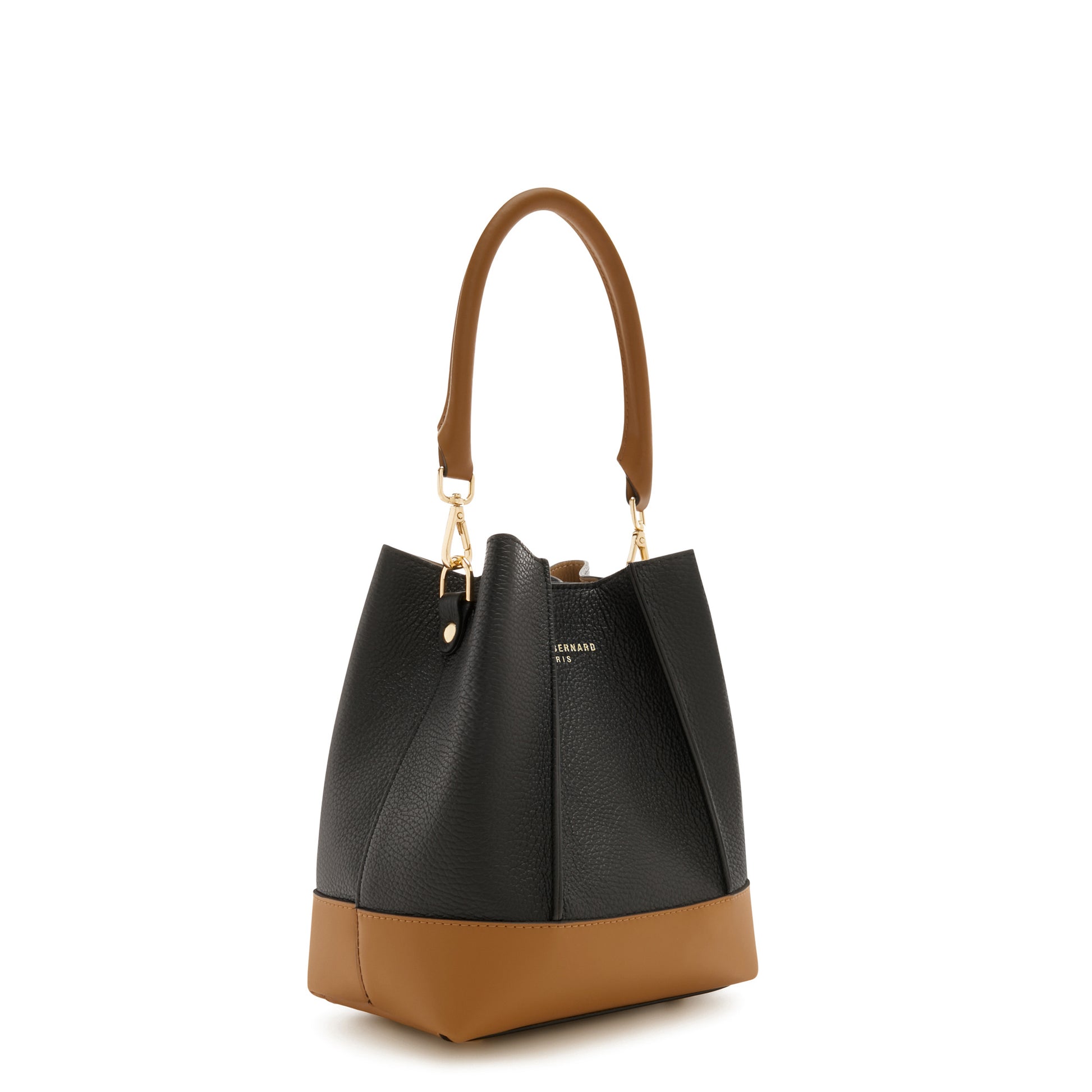 Femme Forte Minette black calfskin leather handbag -  - Isabel Bernard