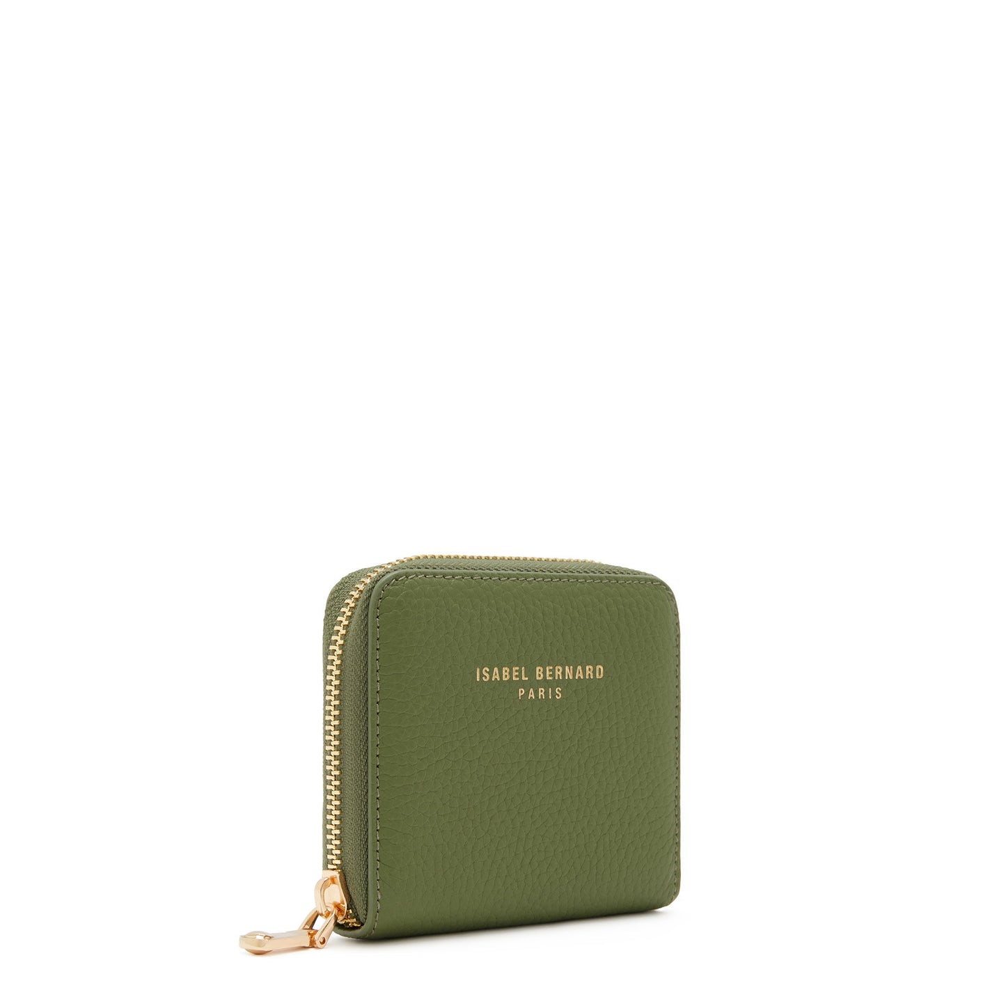 Cadeau d'Isabel green calfskin leather handbag and zipper wallet gift set - - Isabel Bernard