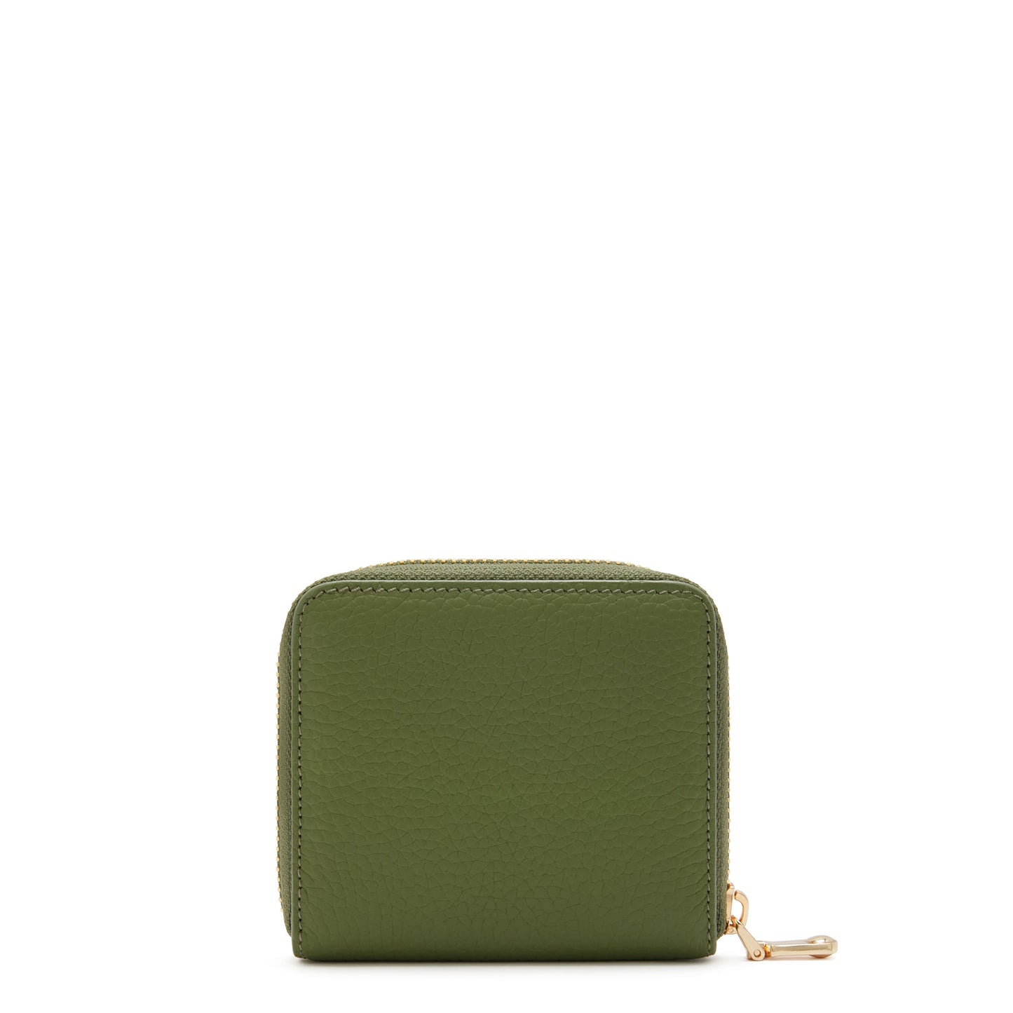 Honoré Jules green calfskin leather zipper wallet -  - Isabel Bernard