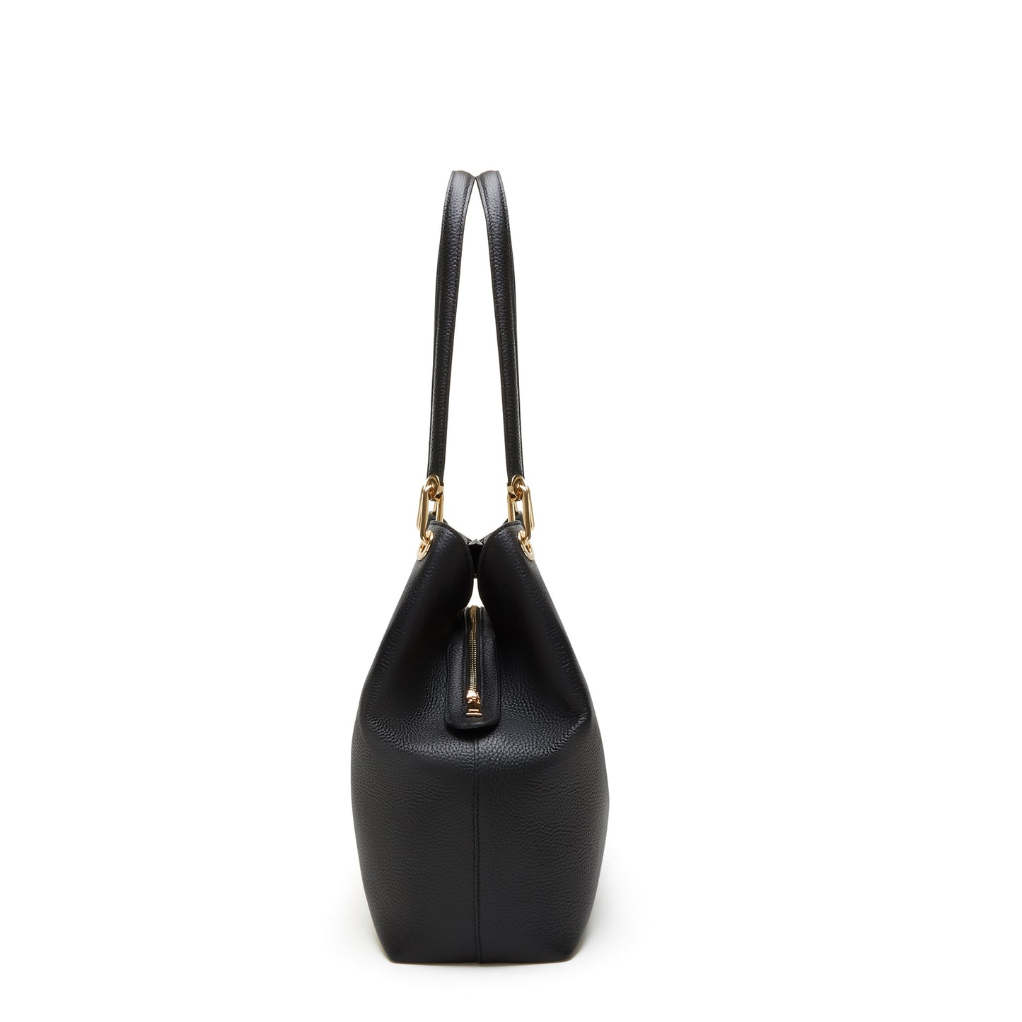 Femme Forte Annabelle black calfskin leather shoulder bag -  - Isabel Bernard