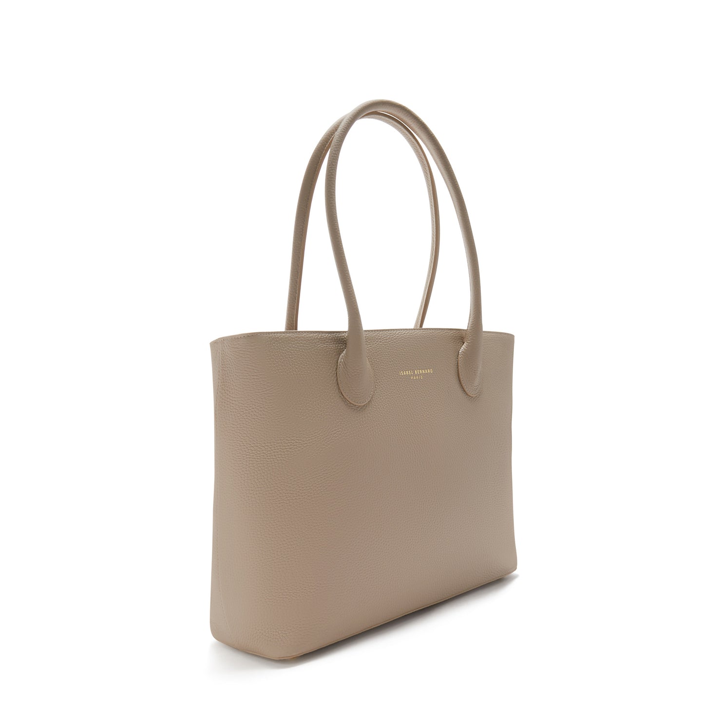 Honoré Lysanne taupe calfskin leather shopper -  - Isabel Bernard