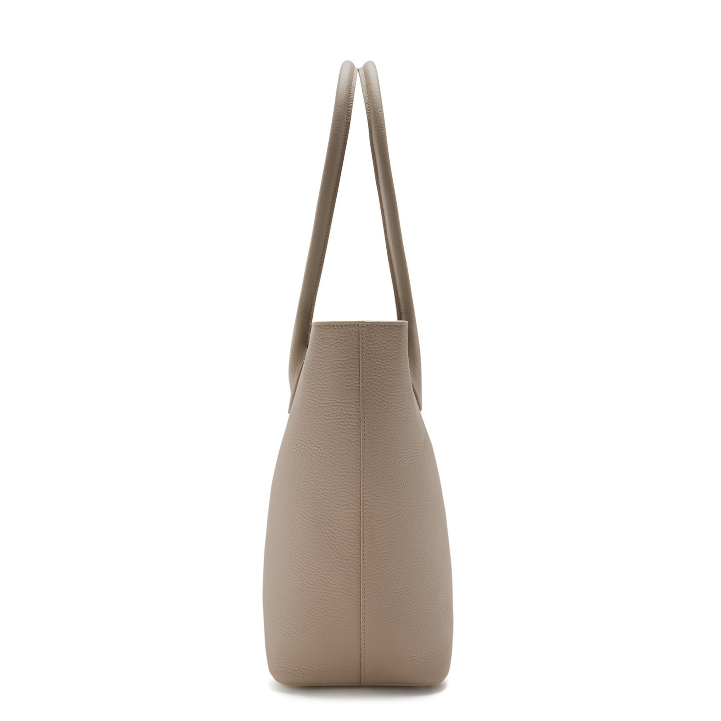 Honoré Lysanne taupe calfskin leather shopper -  - Isabel Bernard