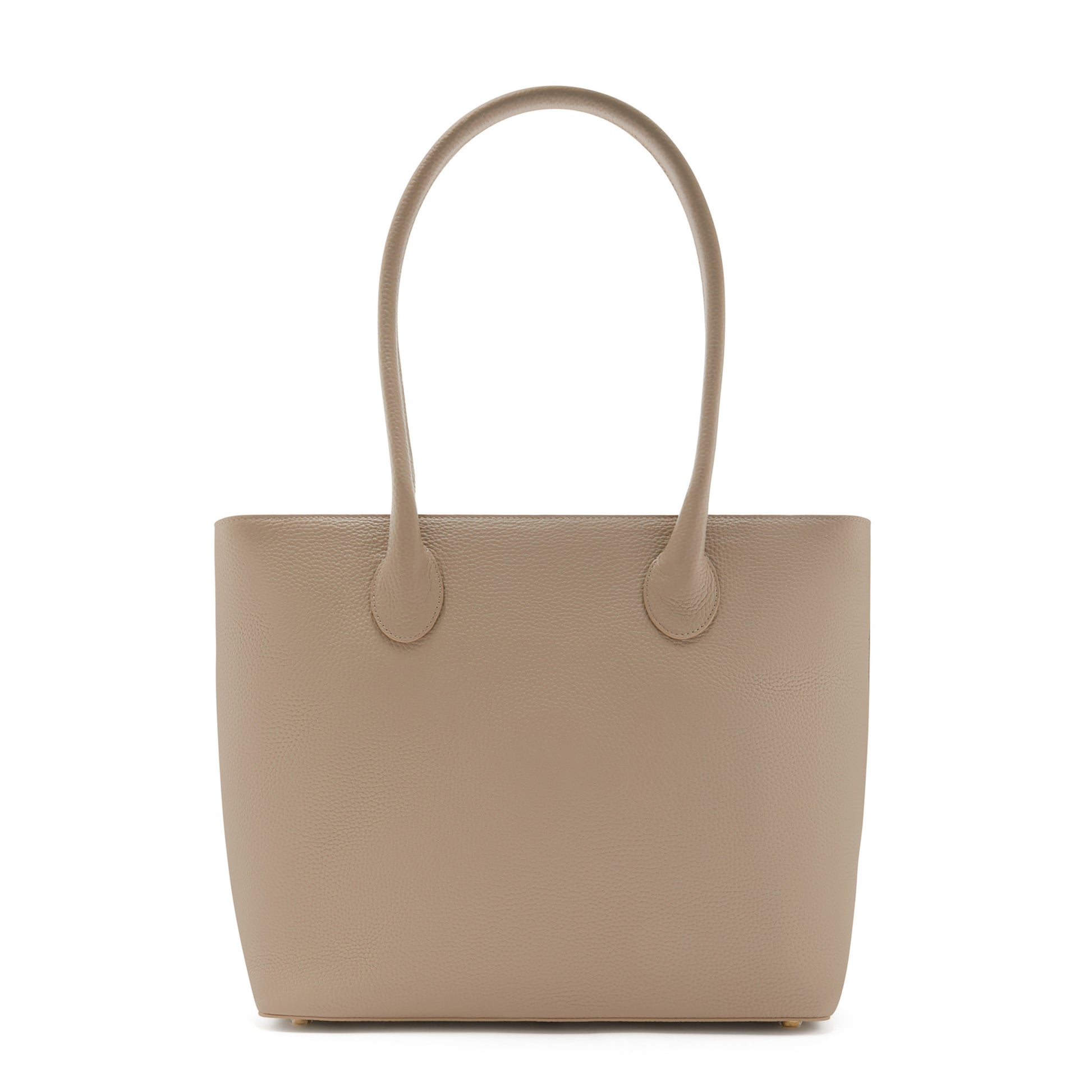 Honoré Lysanne taupe calfskin leather shopper -  - Isabel Bernard