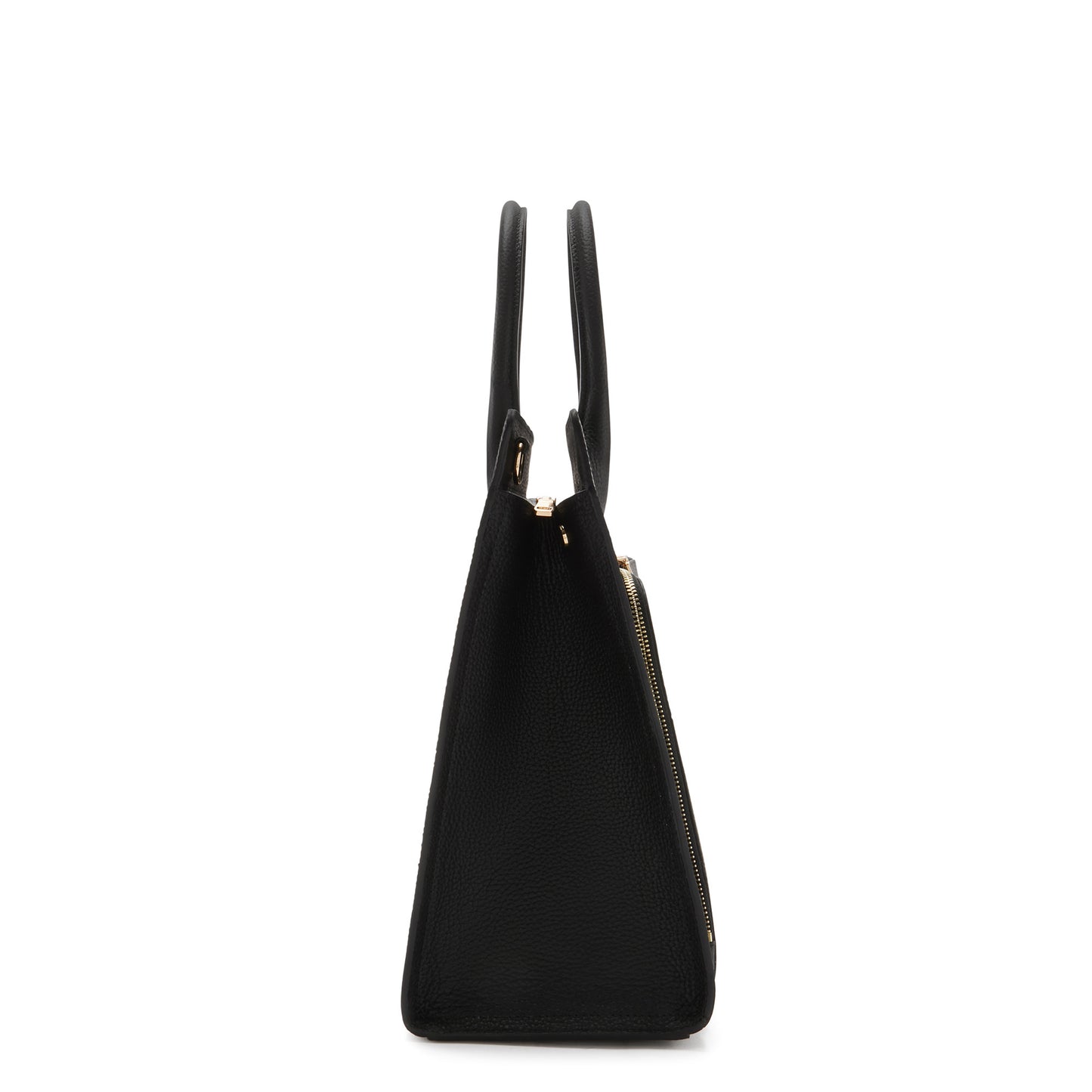 Honoré Nadine black calfskin leather handbag with laptop compartment -  - Isabel Bernard