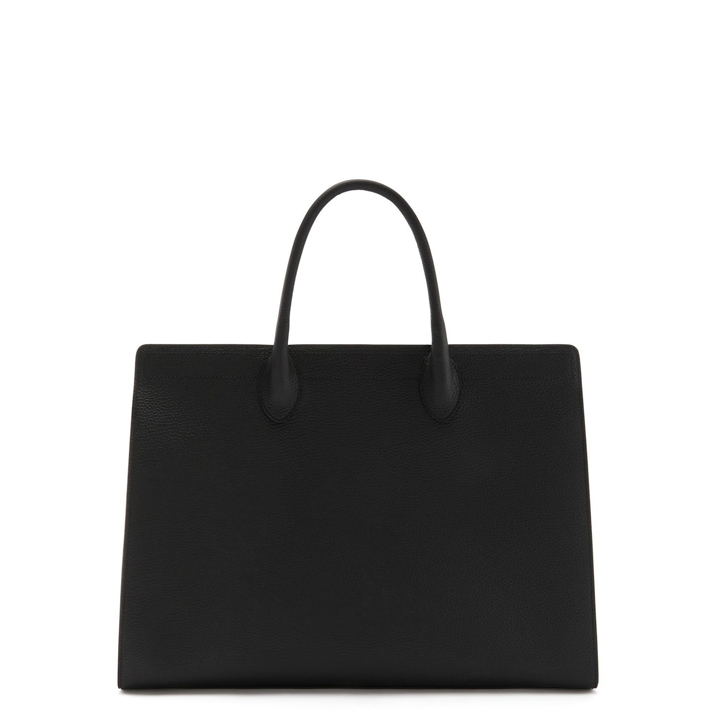 Honoré Nadine black calfskin leather handbag with laptop compartment -  - Isabel Bernard