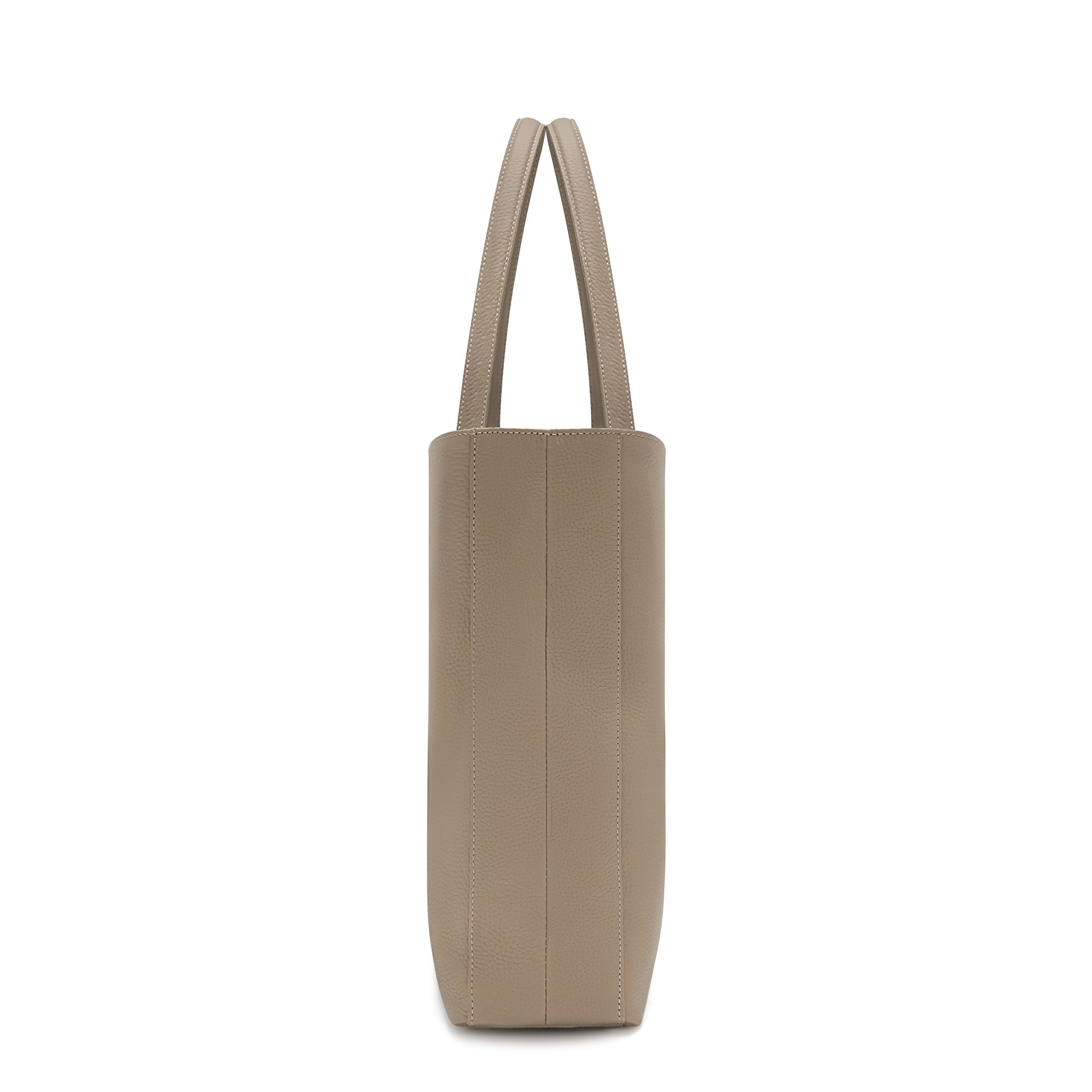 Honoré Francine taupe calfskin leather shopper -  - Isabel Bernard