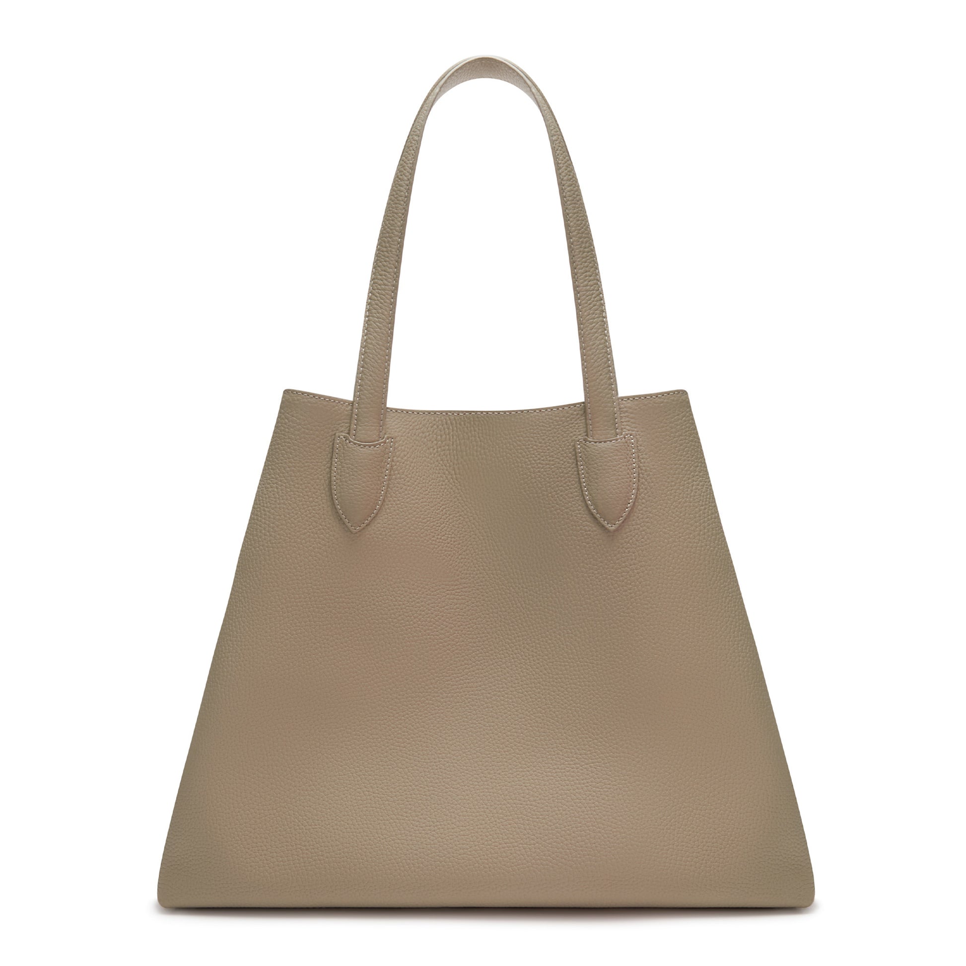 Honoré Francine taupe calfskin leather shopper -  - Isabel Bernard