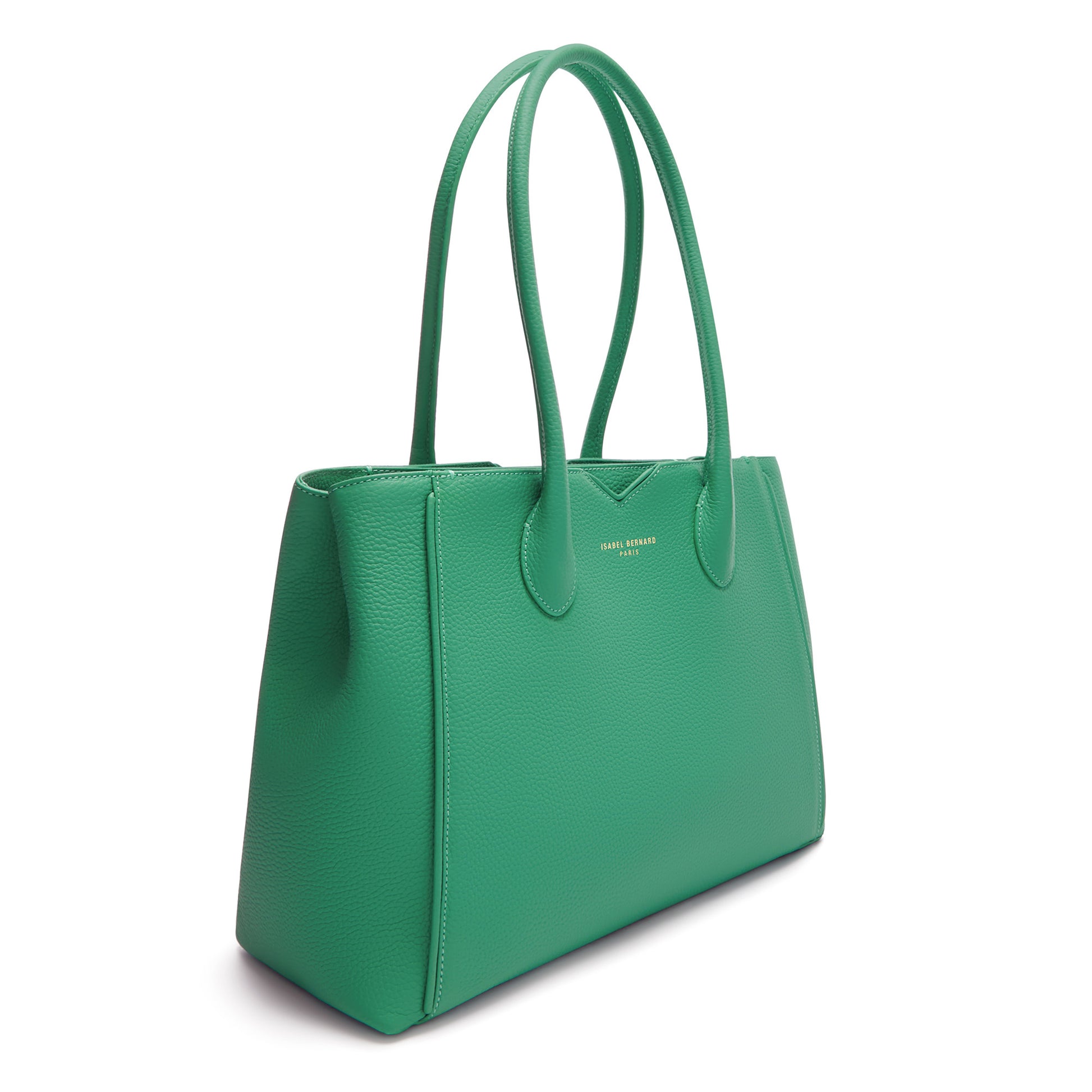 Honoré Cloe green calfskin leather handbag -  - Isabel Bernard