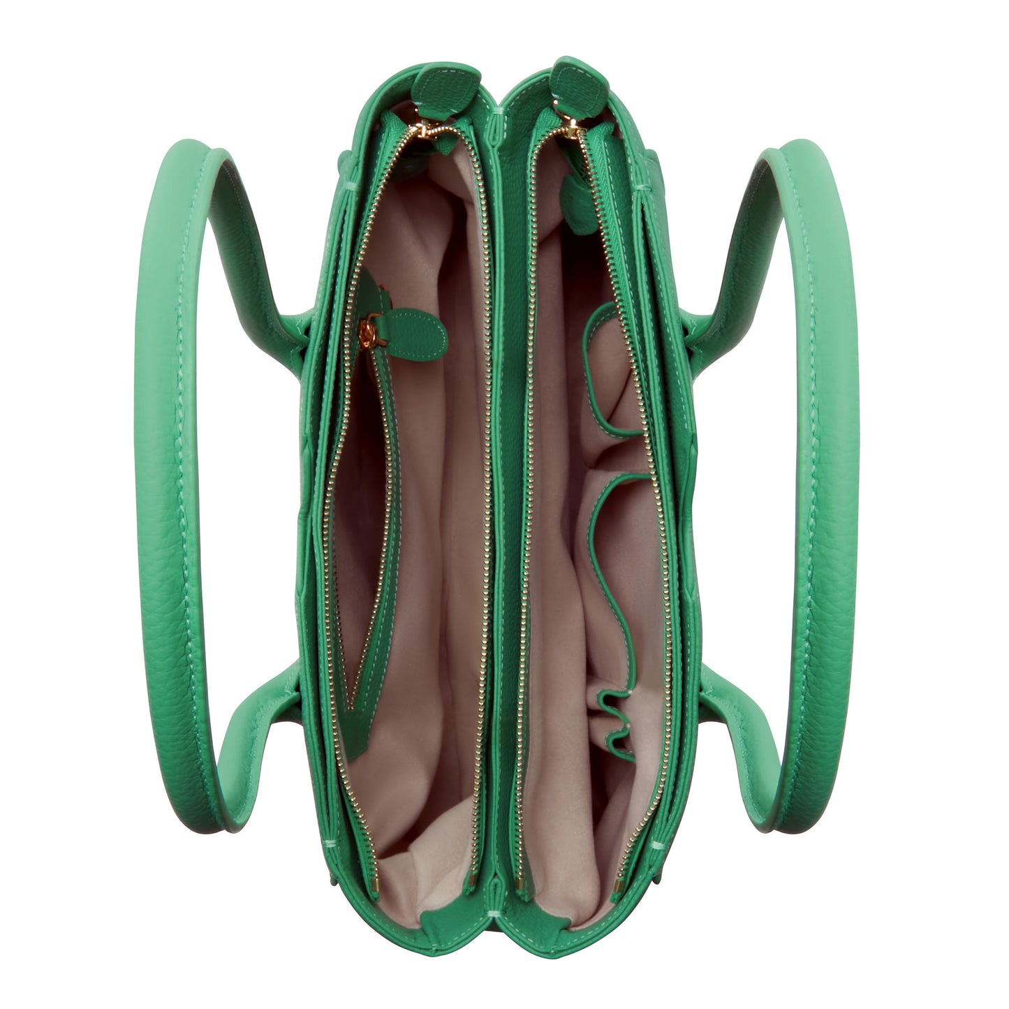 Honoré Cloe green calfskin leather handbag -  - Isabel Bernard