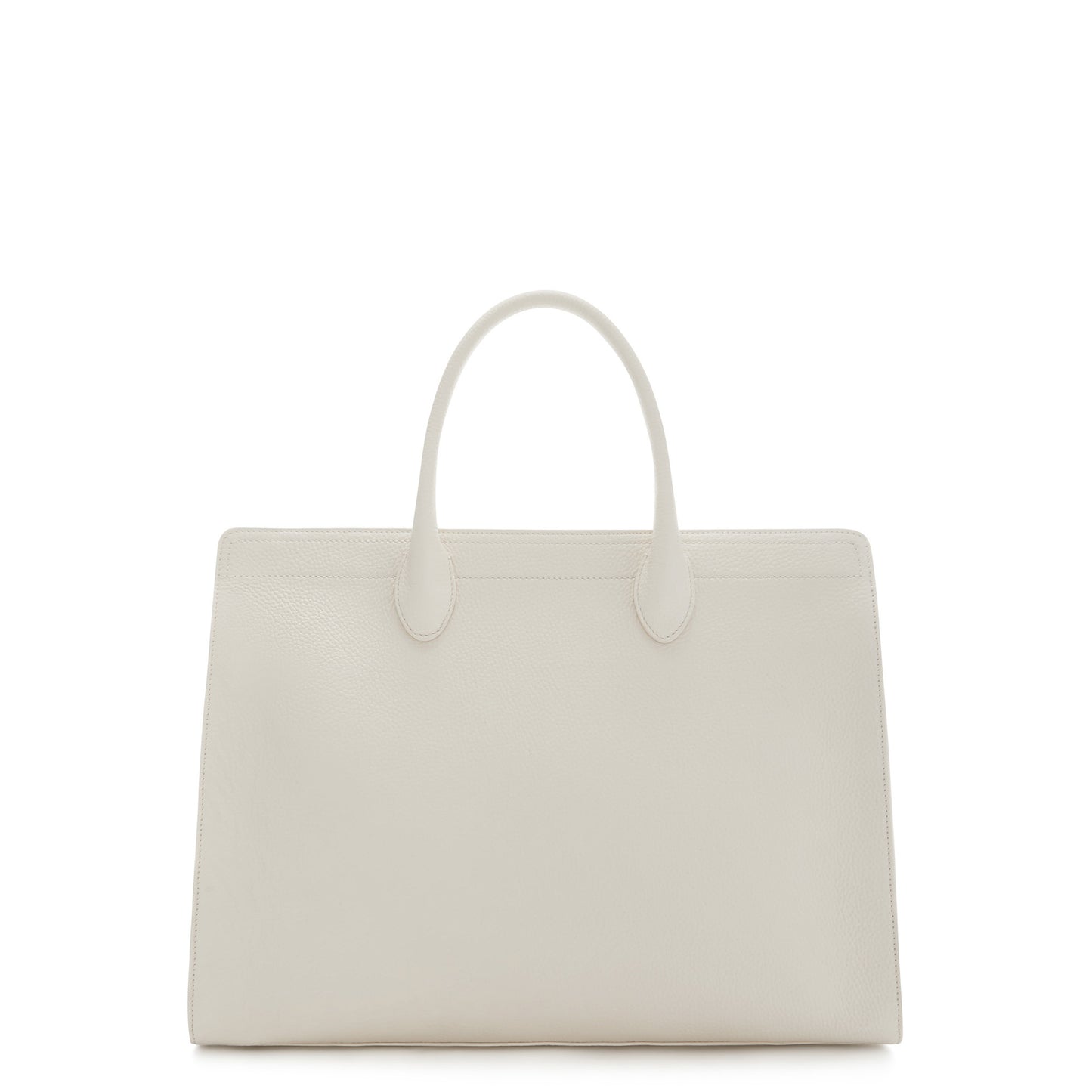 Honoré Nadine cream calfskin leather handbag with laptop compartment -  - Isabel Bernard