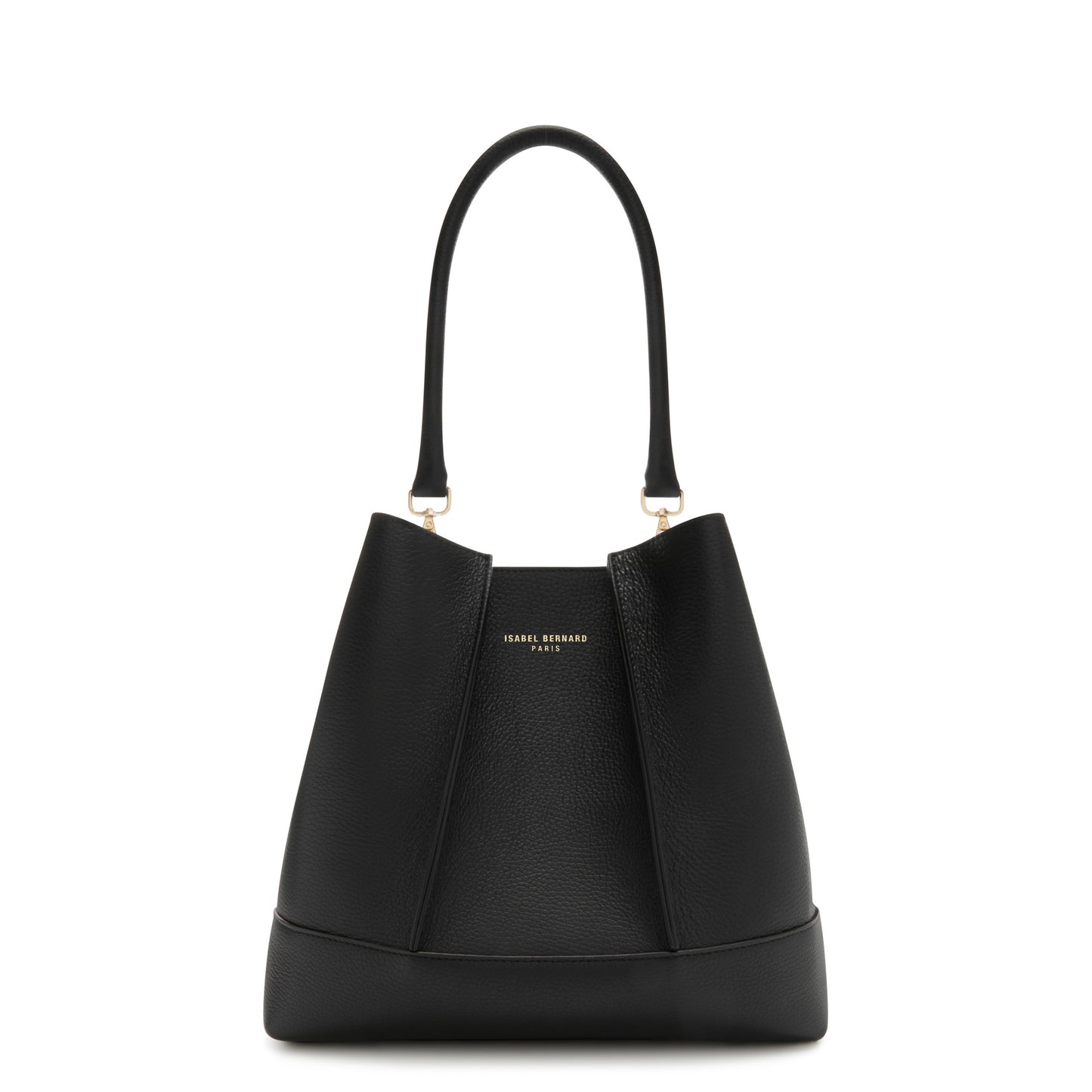 Femme Forte Macie black calfskin leather shoulder bag -  - Isabel Bernard