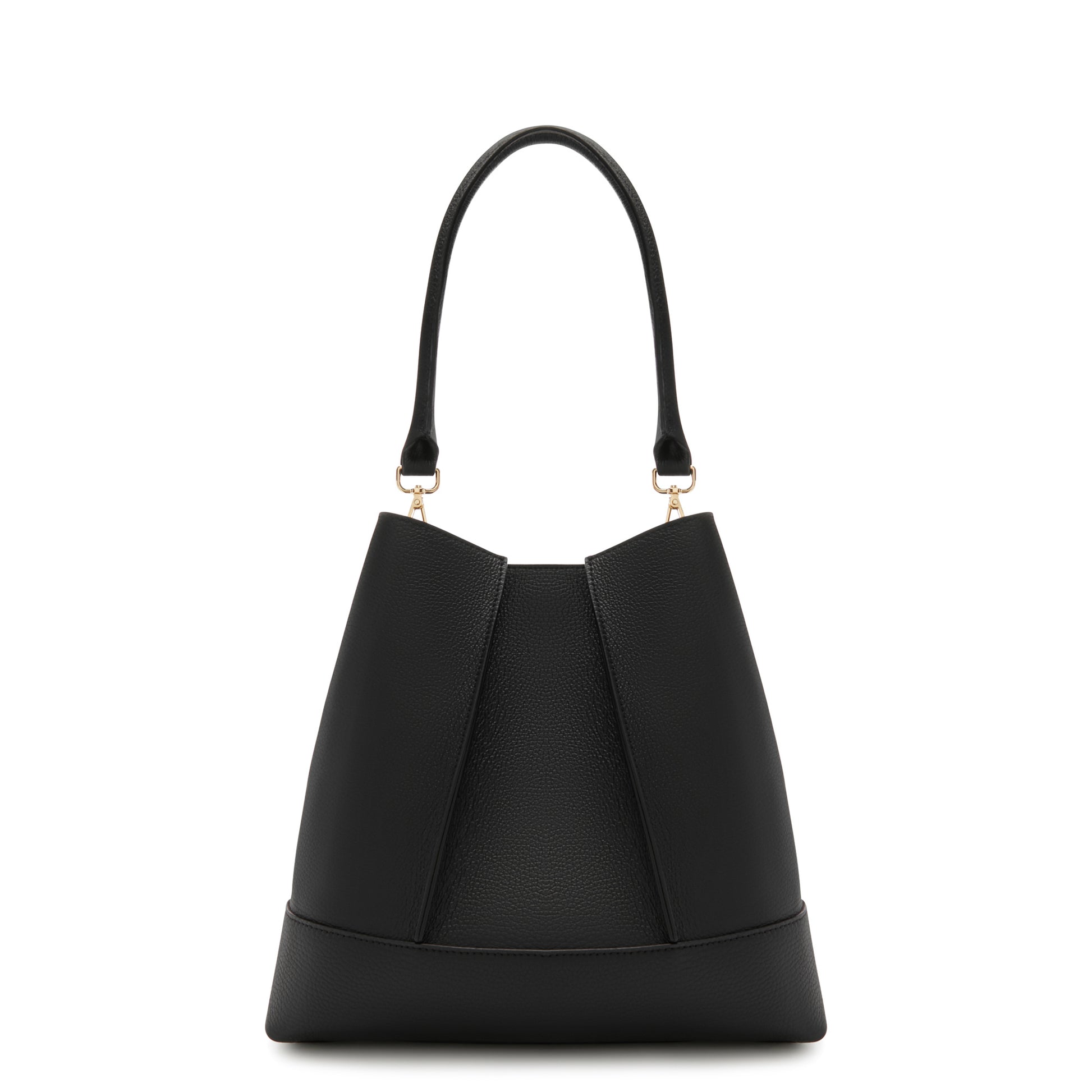 Femme Forte Macie black calfskin leather shoulder bag -  - Isabel Bernard