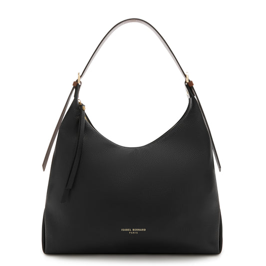 Honoré Muriel black calfskin leather shoulder bag -  - Isabel Bernard