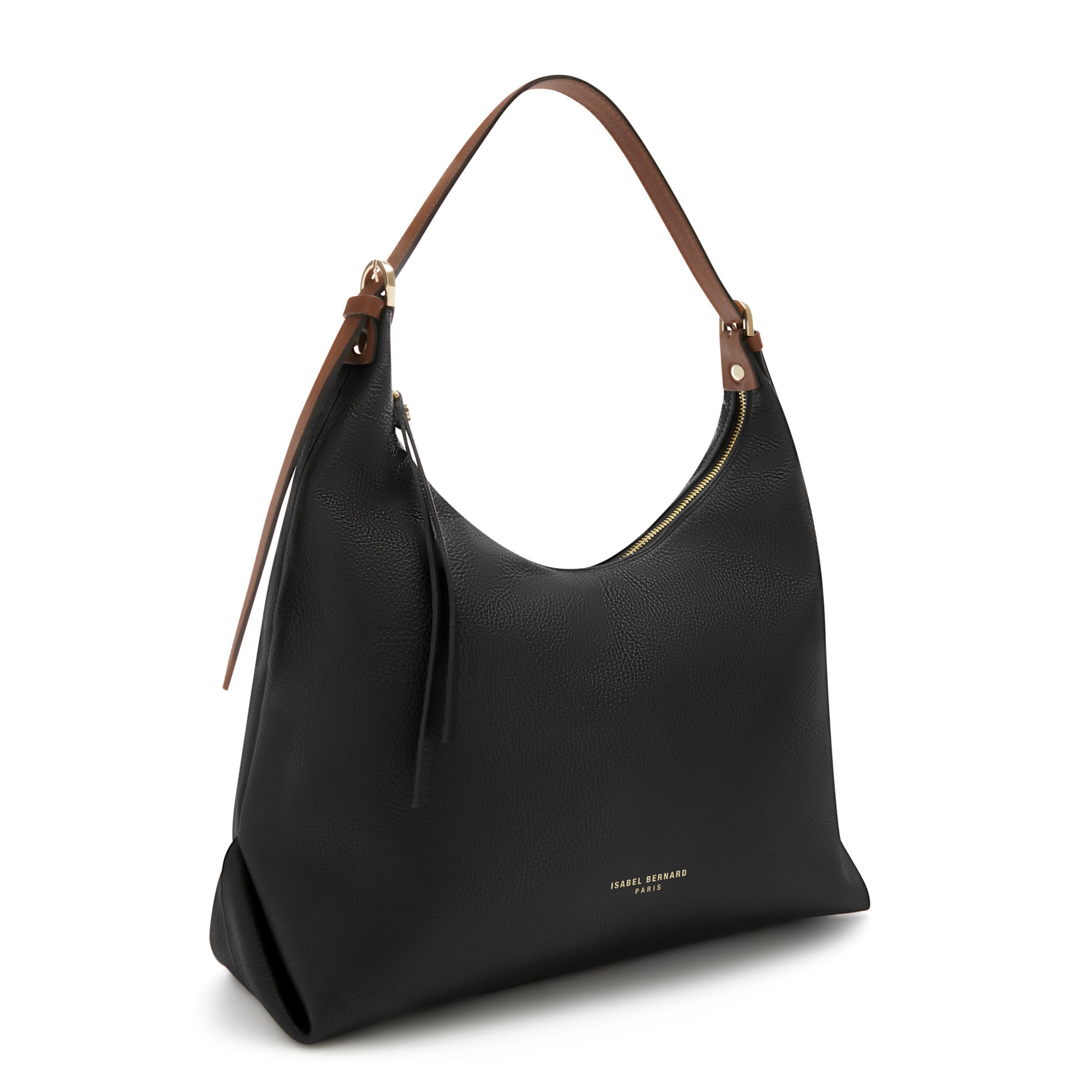 Honoré Muriel black calfskin leather shoulder bag -  - Isabel Bernard