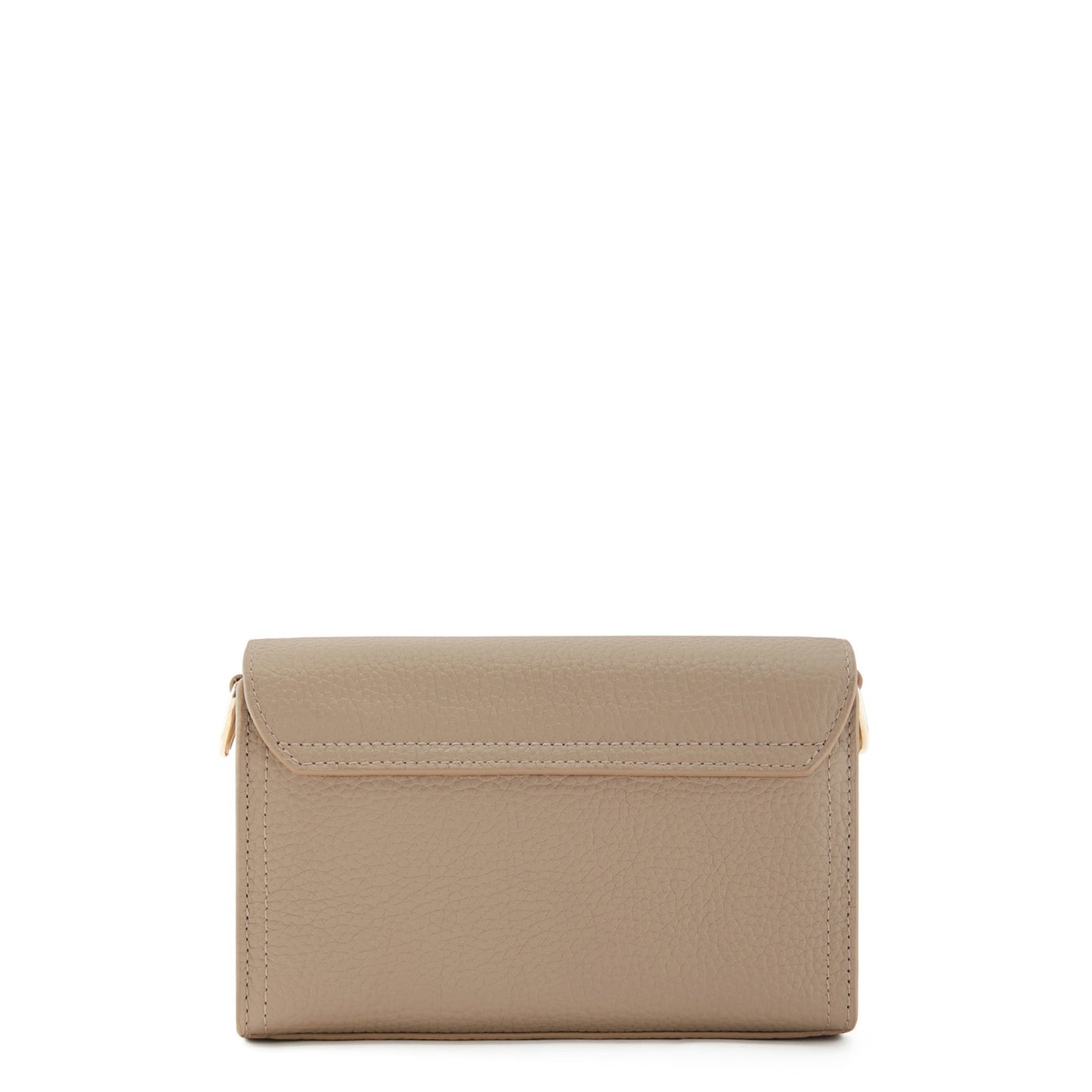 Femme Forte Kim taupe calfskin leather crossbody bag -  - Isabel Bernard