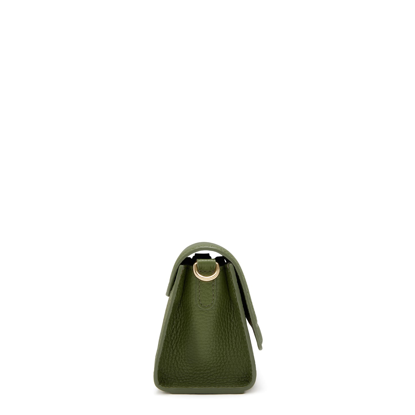 Femme Forte Kim green calfskin leather crossbody bag -  - Isabel Bernard