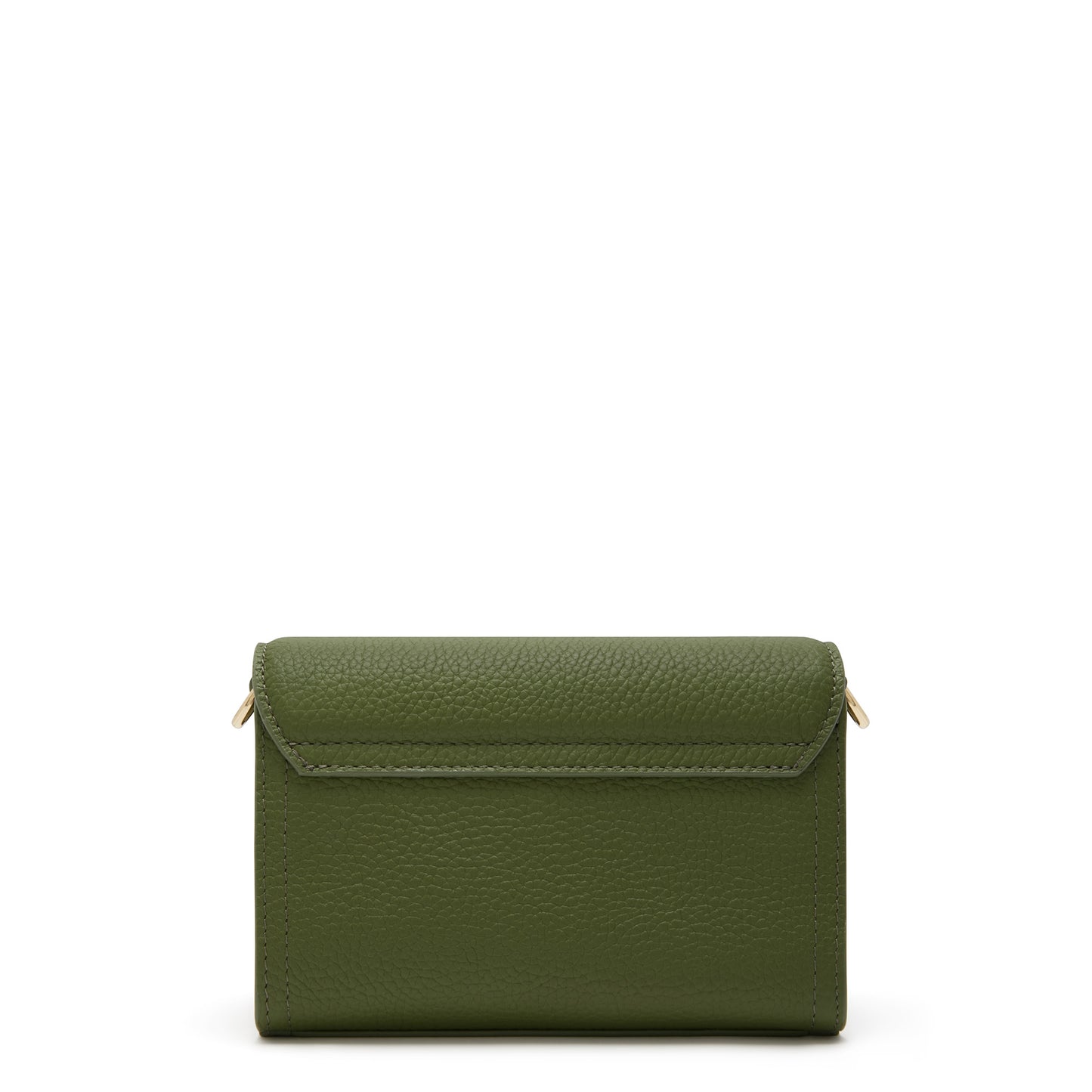 Femme Forte Kim green calfskin leather crossbody bag -  - Isabel Bernard