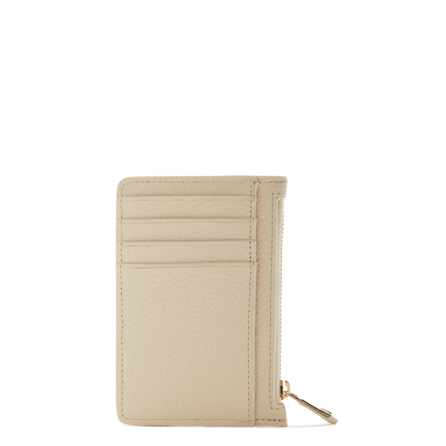 Honoré Aveline cream calfskin leather card holder -  - Isabel Bernard