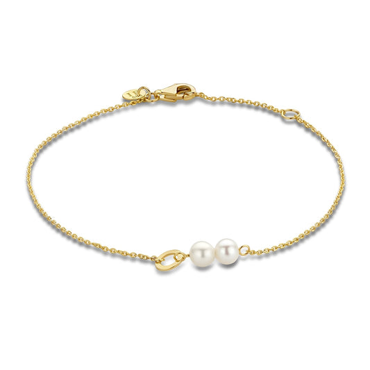 Belleville Luna 14 karat gold bracelet with freshwater pearls -  - Isabel Bernard