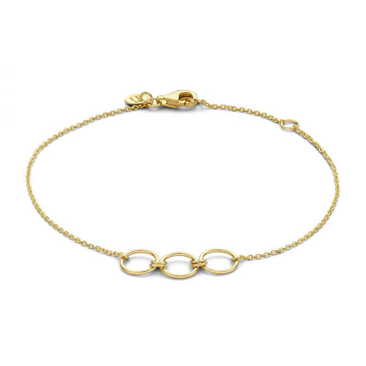 Belleville Anna 14 karat gold bracelet with rings -  - Isabel Bernard