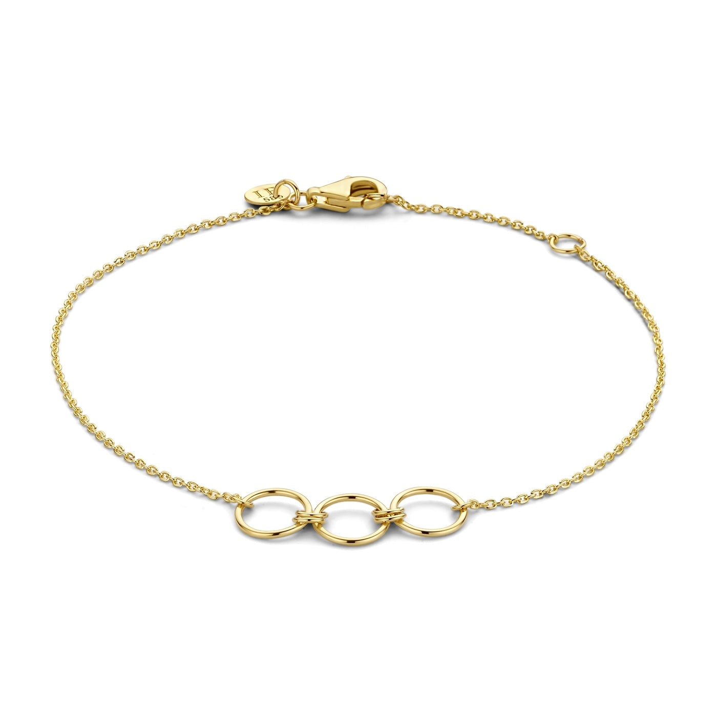 Belleville Anna 14 karat gold bracelet with rings -  - Isabel Bernard