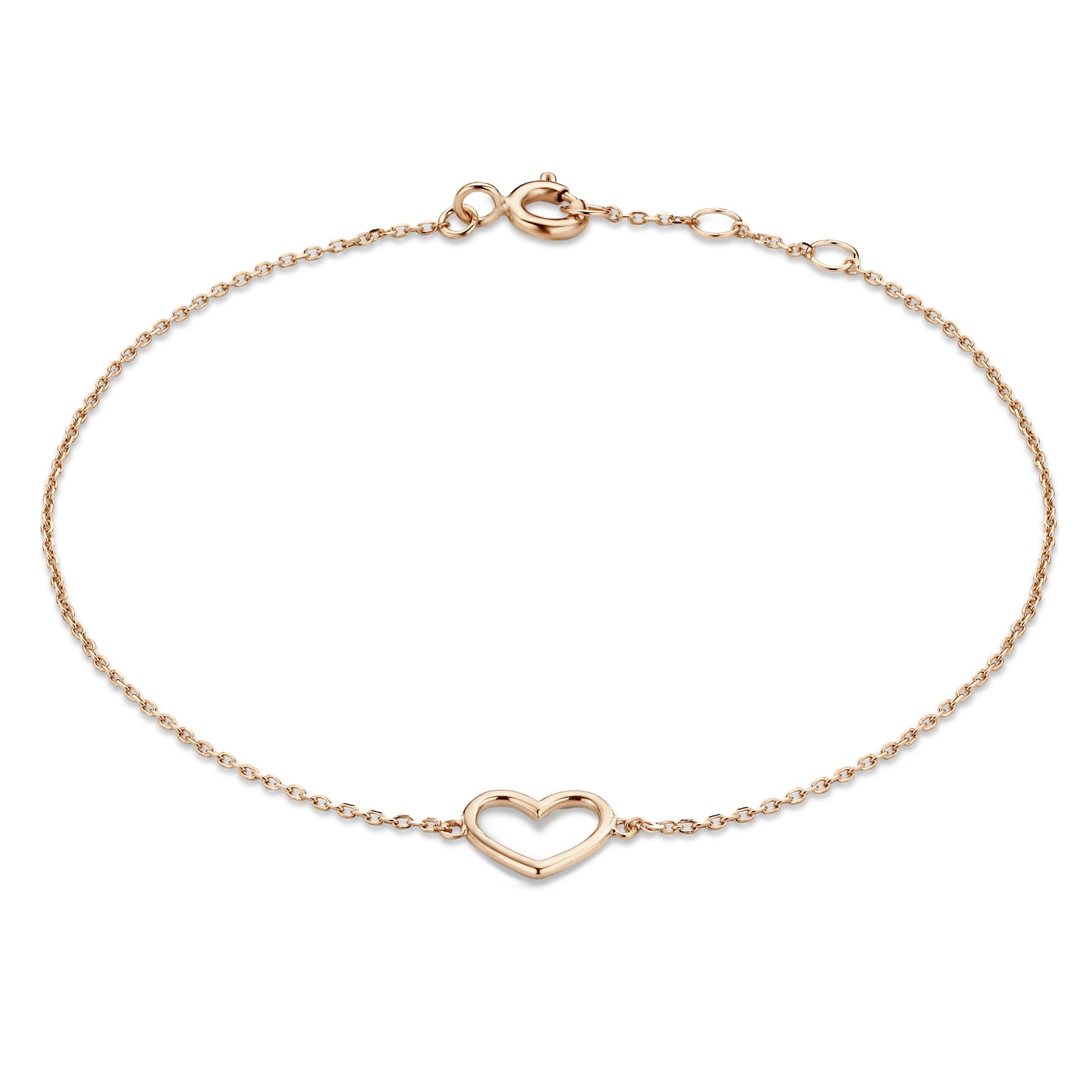 La Concorde Amore 14 karat rose gold bracelet with heart -  - Isabel Bernard