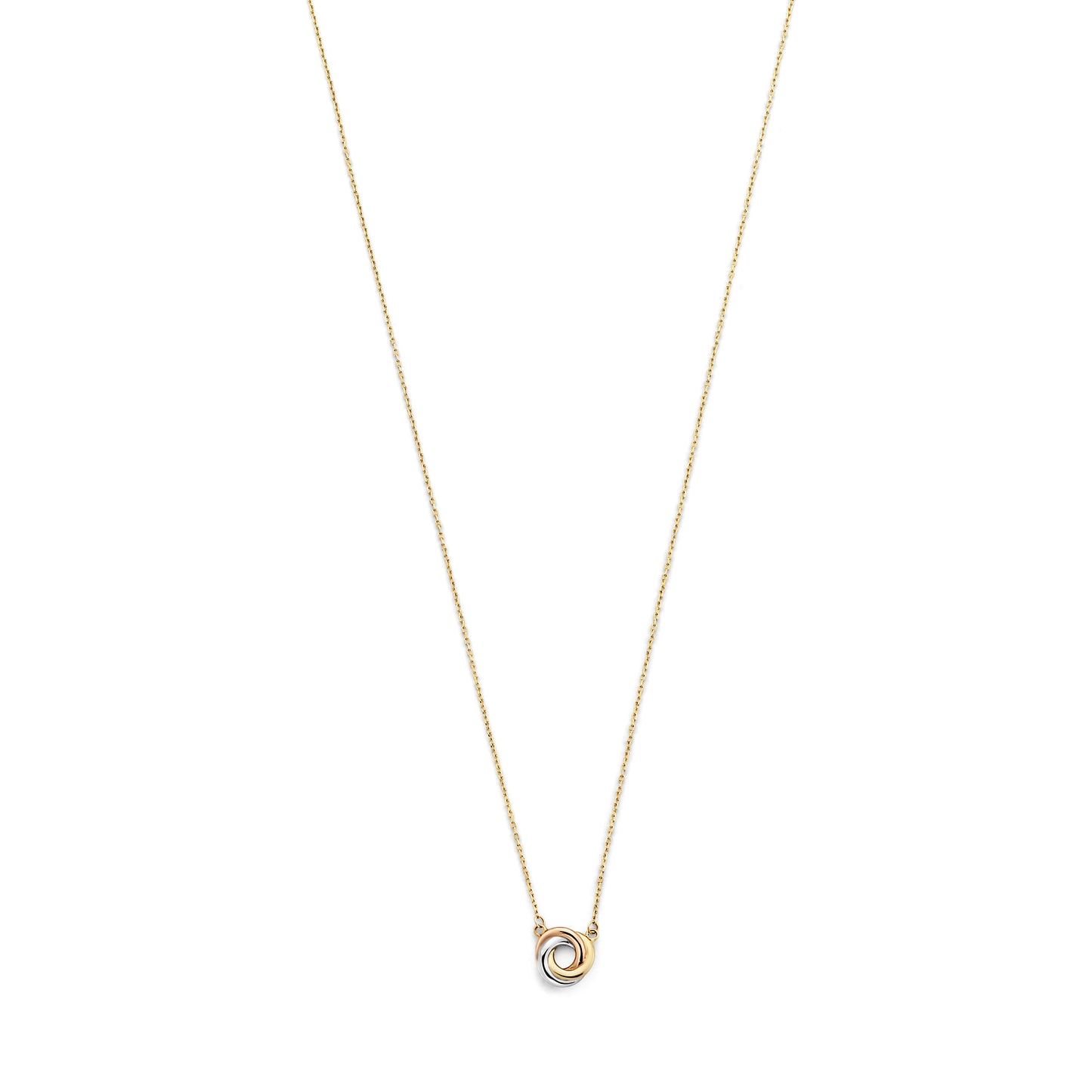 Tricolore Maeve 14 karat gold necklace with three colours of gold -  - Isabel Bernard