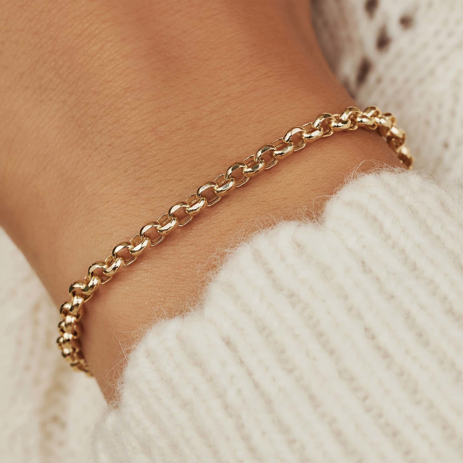 Aidee Pauline 14 karat gold bracelet with chains -  - Isabel Bernard