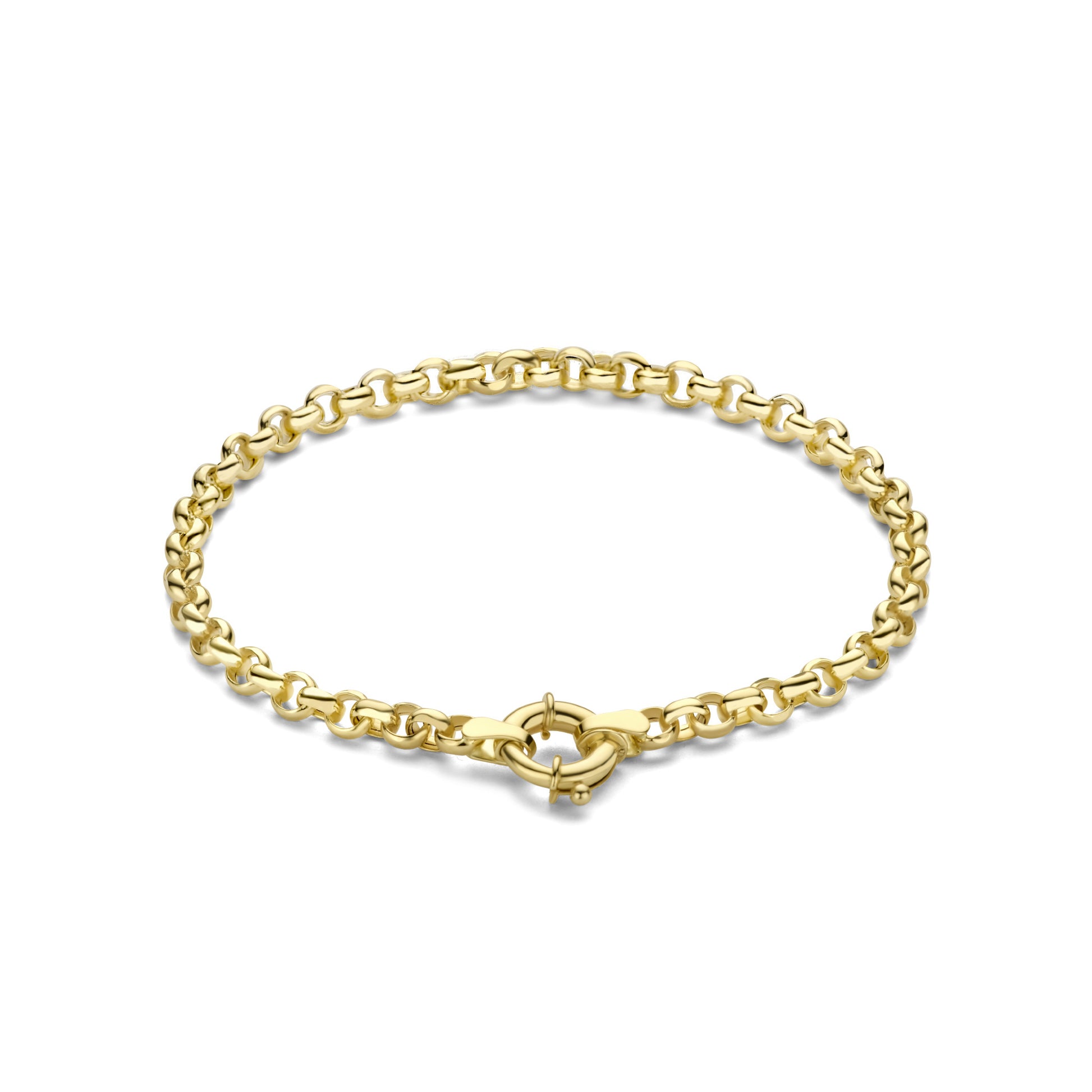 Aidee Pauline 14 karat gold bracelet with chains - - Isabel Bernard