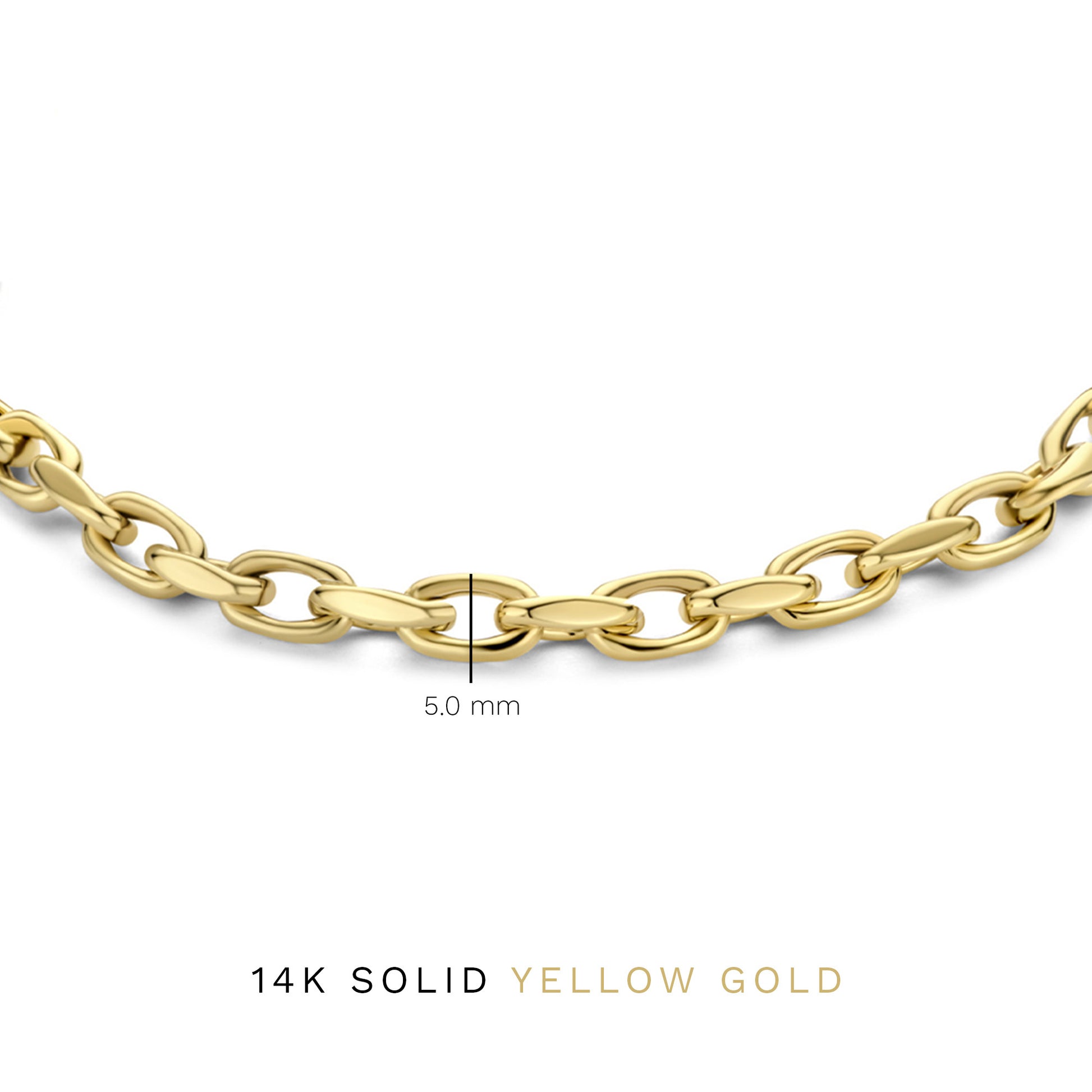 Aidee Camille 14 karat gold bracelet with chains -  - Isabel Bernard