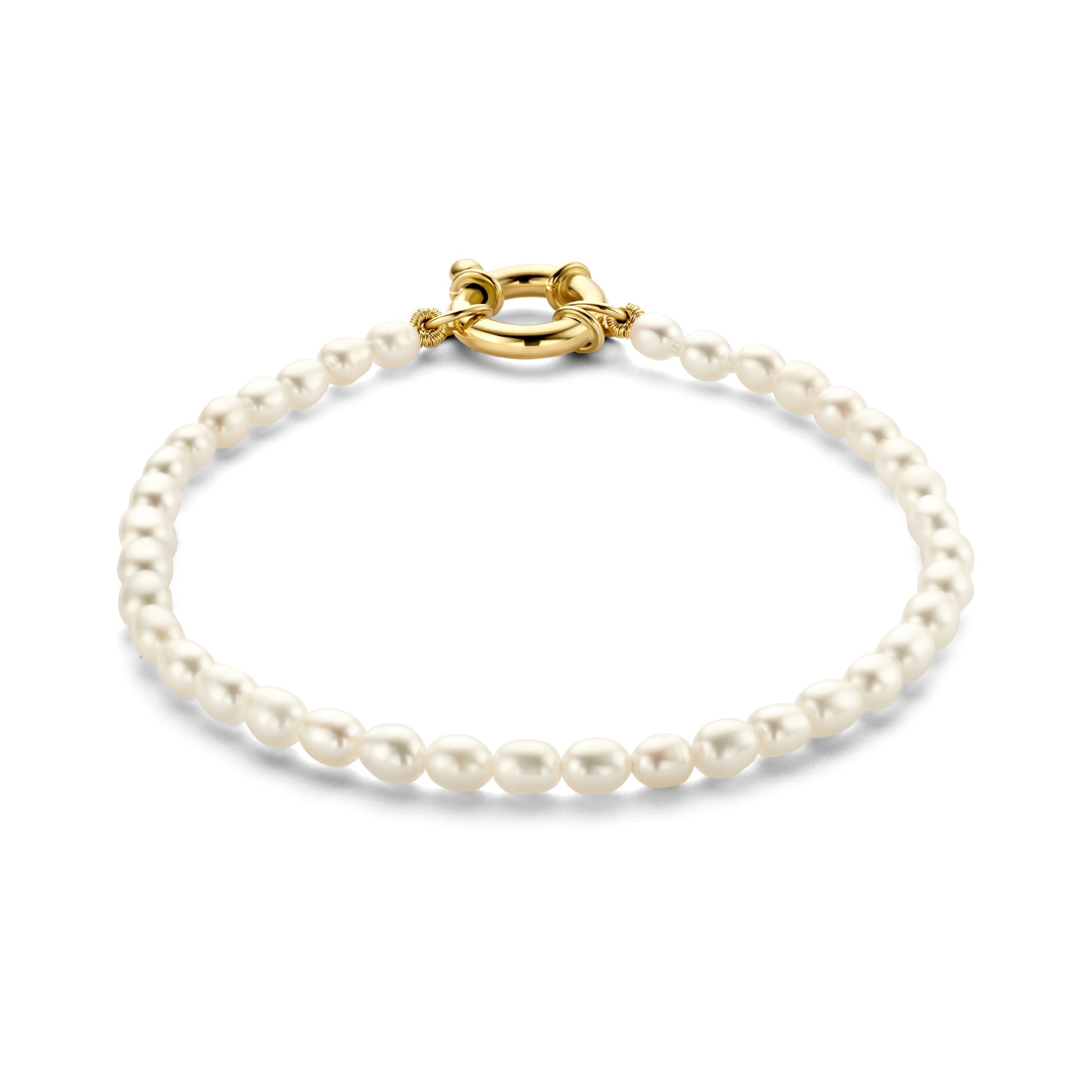 Aidee Marissa 14 karat gold bracelet with freshwater pearls -  - Isabel Bernard