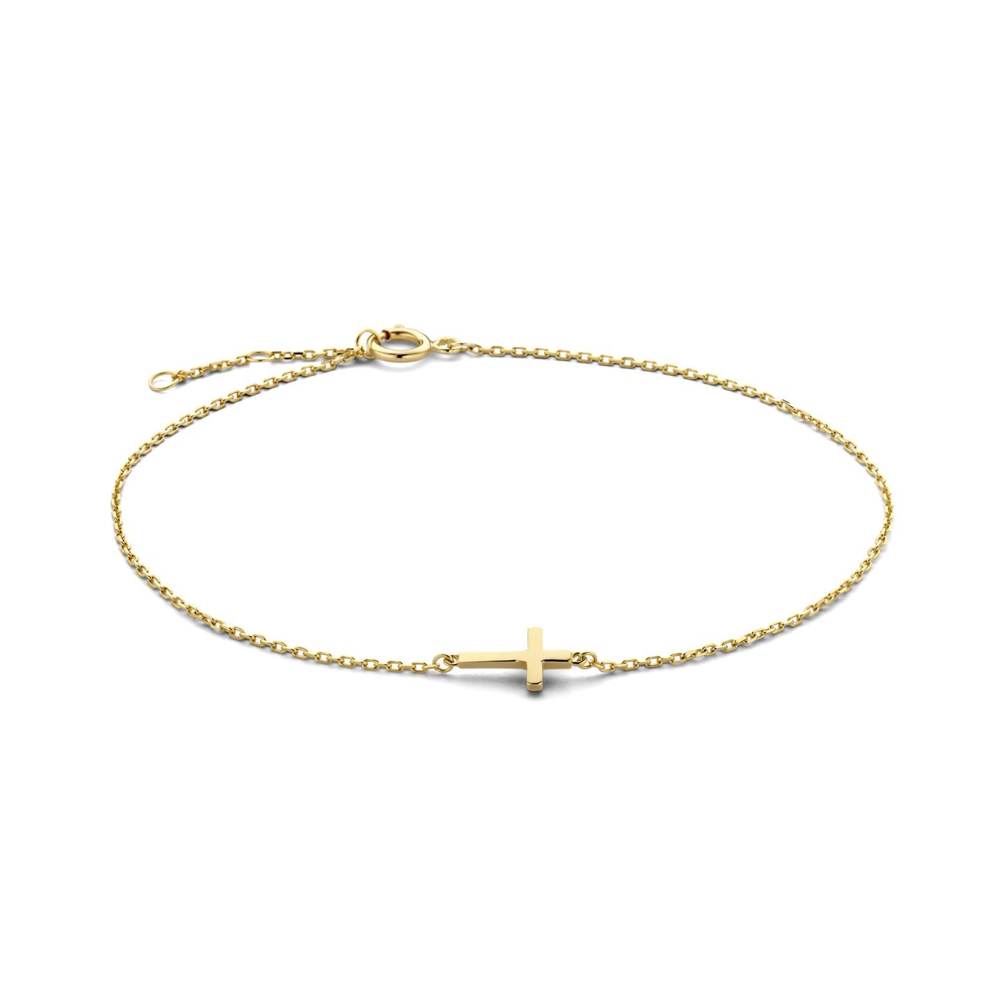 Monceau Solange 14 karat gold bracelet with cross -  - Isabel Bernard