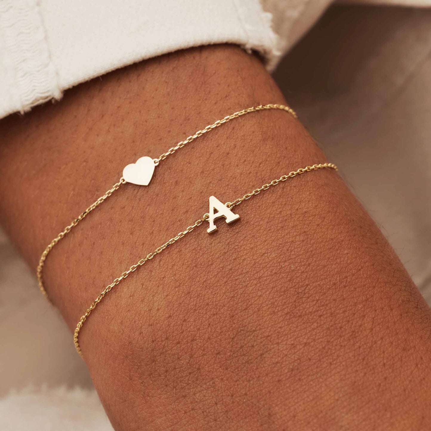 Belleville Amore 14 karat gold bracelet with heart -  - Isabel Bernard