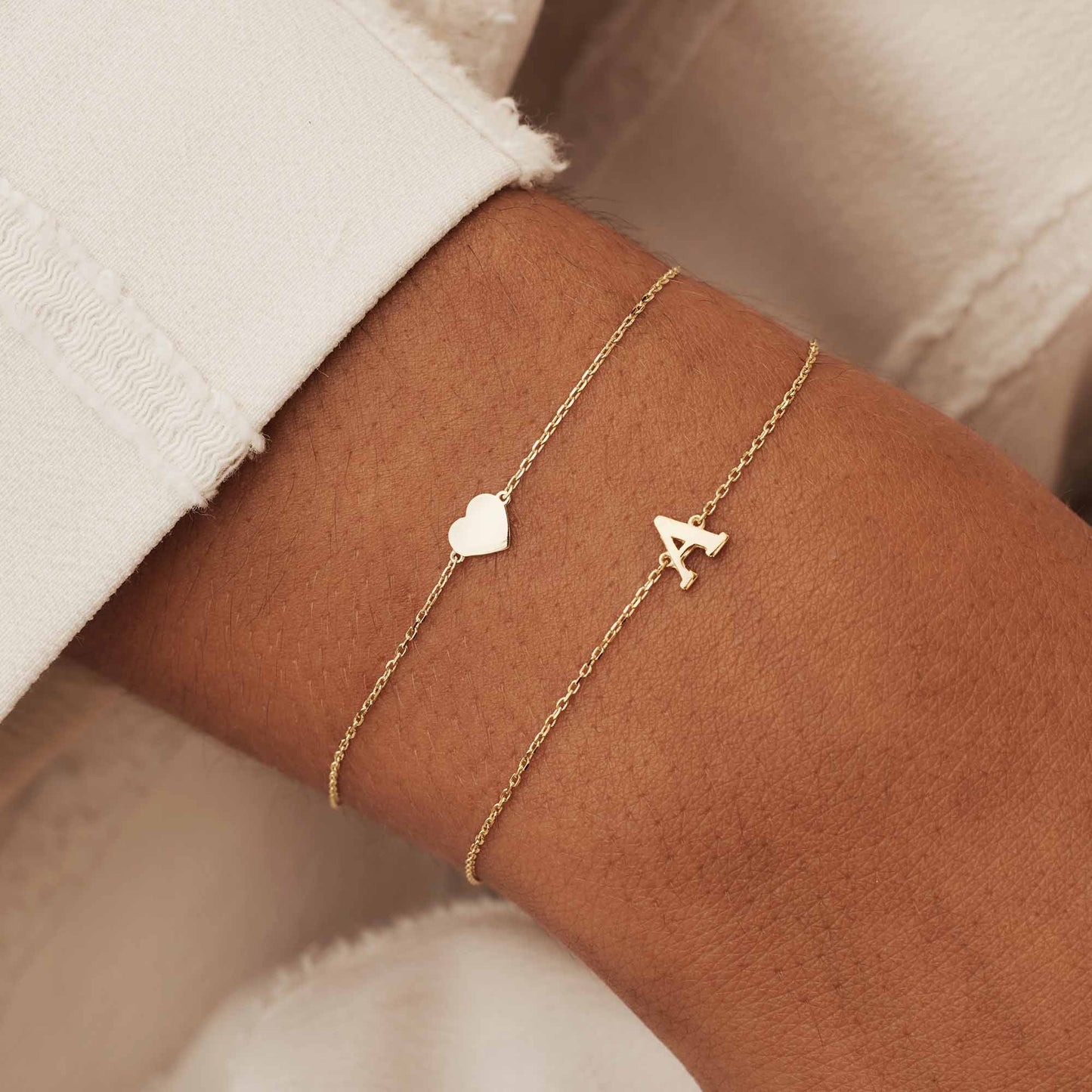 Belleville Amore 14 karat gold bracelet with heart -  - Isabel Bernard