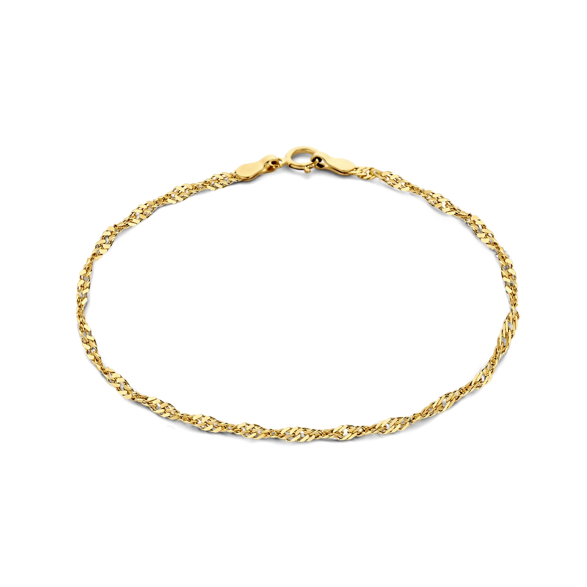 Rivoli Lilou 14 karat gold bracelet with twist -  - Isabel Bernard