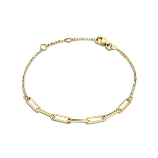 Aidee Louise 14 karat gold bracelet with chains -  - Isabel Bernard