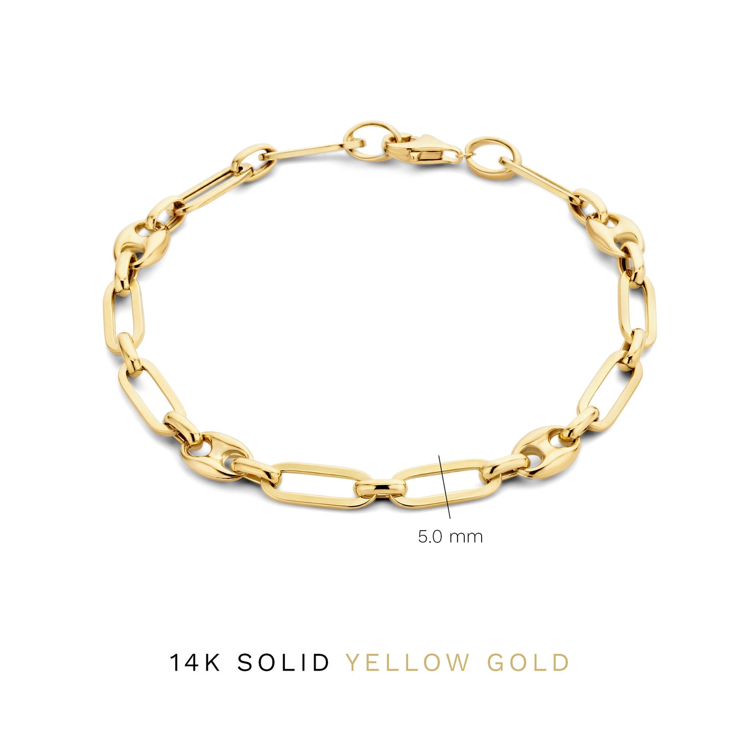 Aidee Demie 14 karat gold link bracelet -  - Isabel Bernard