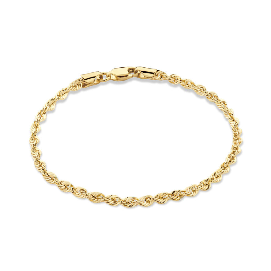 Rivoli Violette 14 karat gold bracelet with twist -  - Isabel Bernard