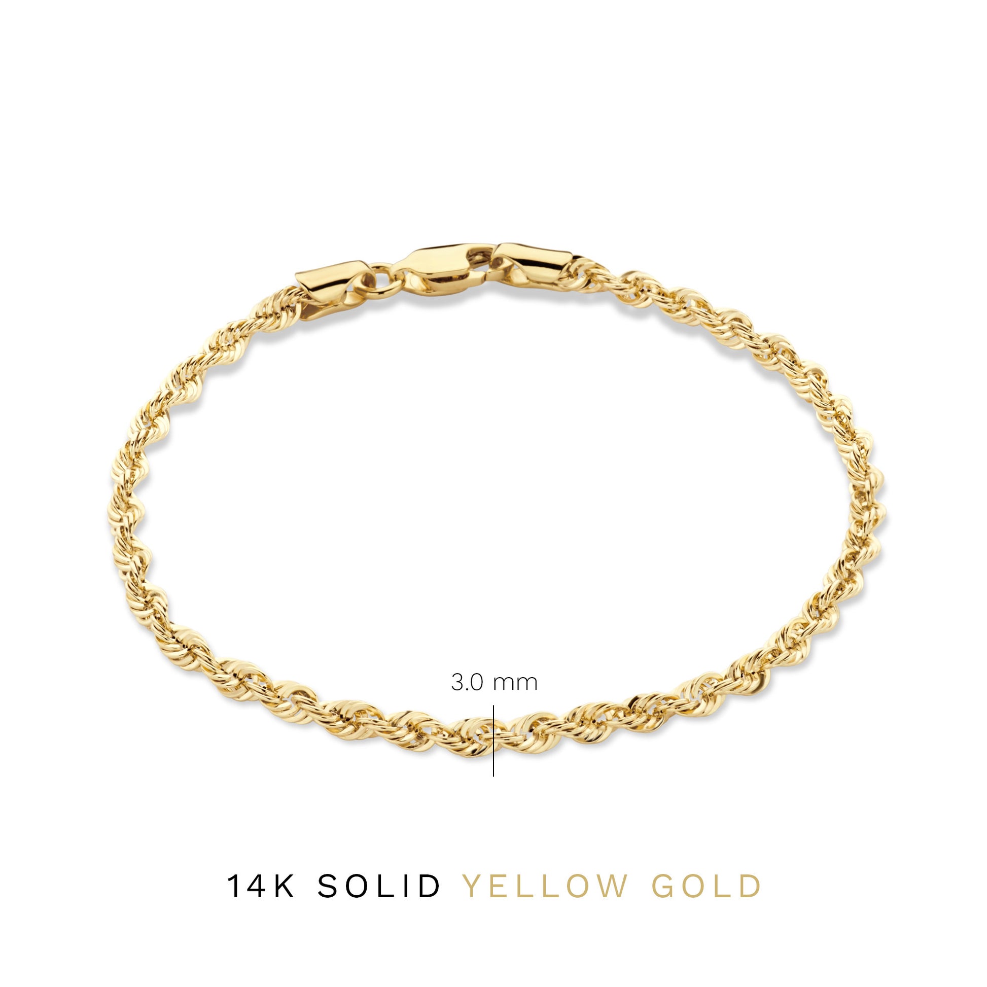 Rivoli Violette 14 karat gold bracelet with twist -  - Isabel Bernard